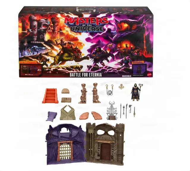masters-of-the-universe-kampf-um-eternia-spielset-castle-grayskull-und-snake-mou image 1