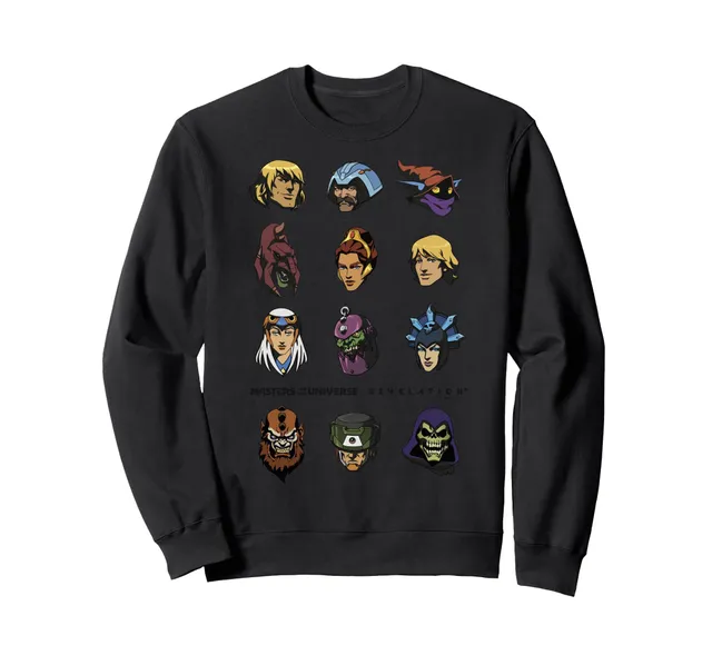 masters-of-the-universe-revelation-heroes-and-villains-sweatshirt image 1