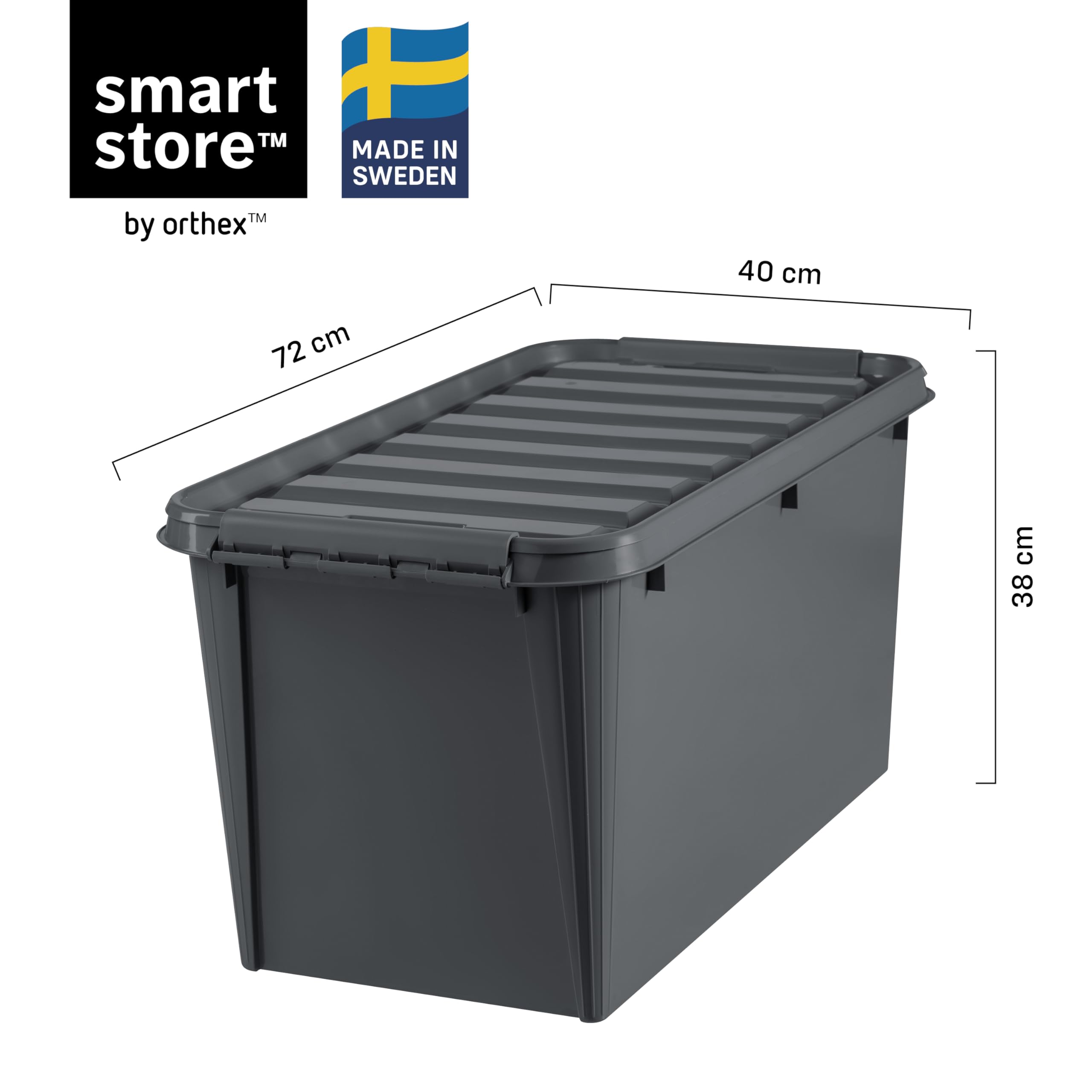 smartstore-recycled-70l-aufbewahrungsbox-grau-72x40x38cm-4er-set image 2
