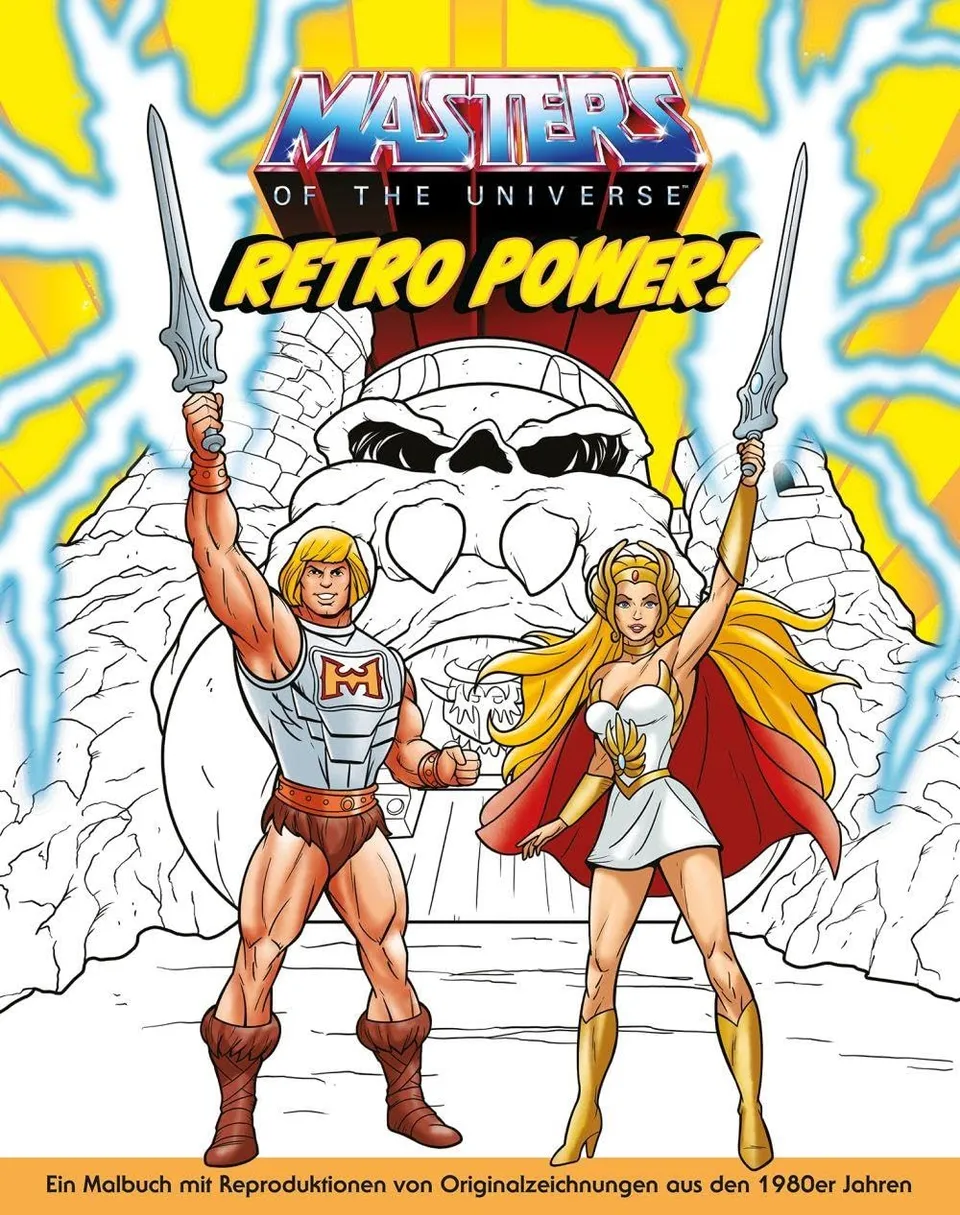 masters-of-the-universe-retro-power-malbuch-mit-h-rspiel-cd image 1
