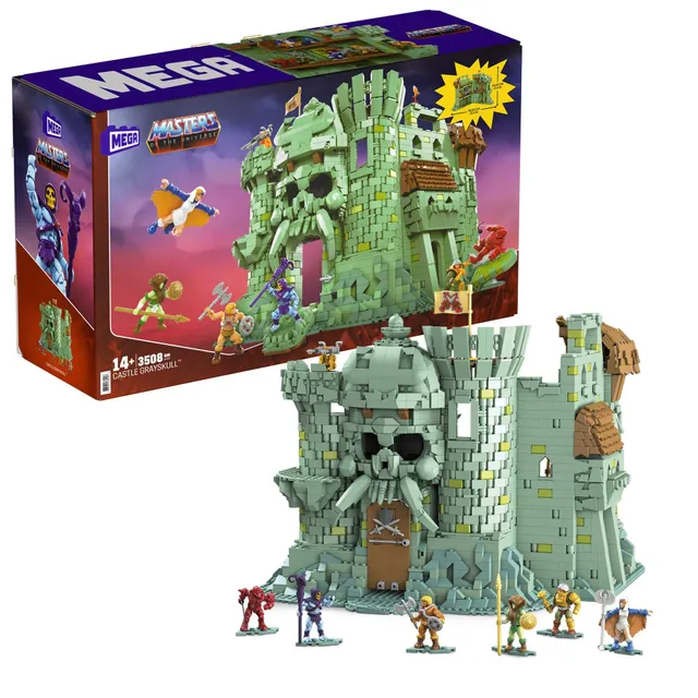 mega-masters-of-the-universe-castle-grayskull-bauset-ggj67-3508-teile image 1