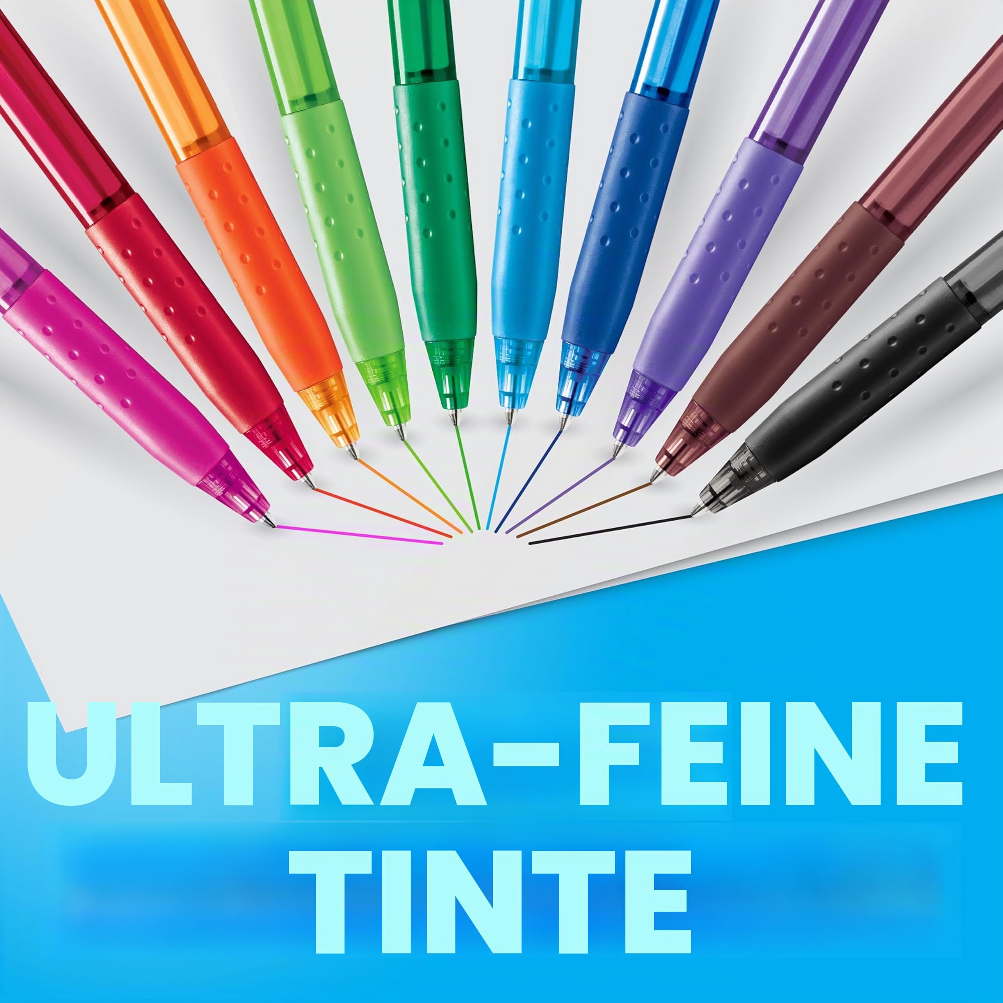 paper-mate-inkjoy-300rt-druckkugelschreiber-blau-1-0-mm-12-st-ck image 2