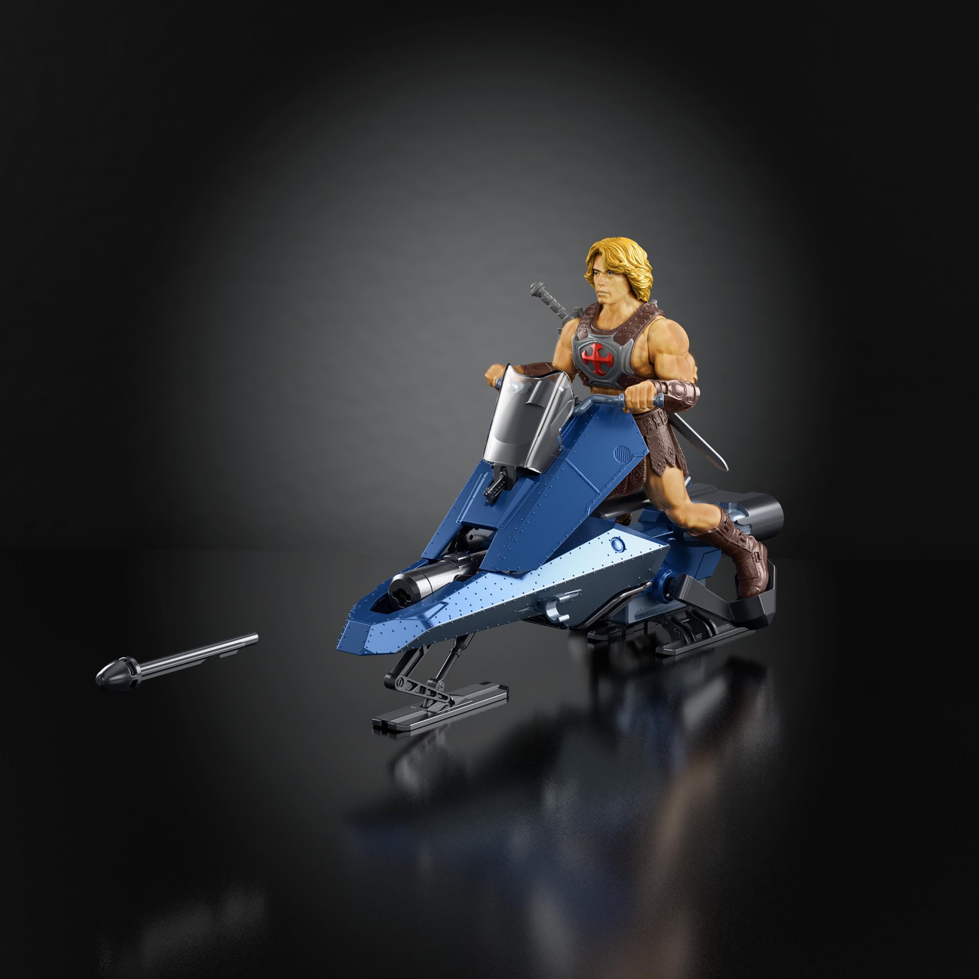 masters-of-the-universe-2026-movie-he-man-und-sky-sled-pack-14-cm image 2