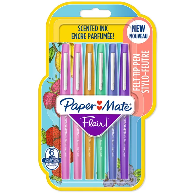paper-mate-flair-scented-filzstifte-6er-duftstifte-set image 1