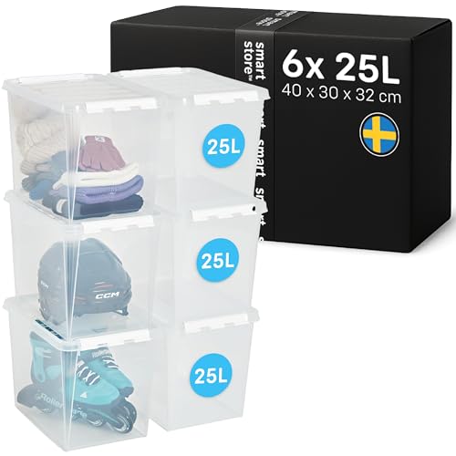 smartstore-classic-25l-aufbewahrungsbox-mit-deckel-40x30x32cm-6er-set image 8