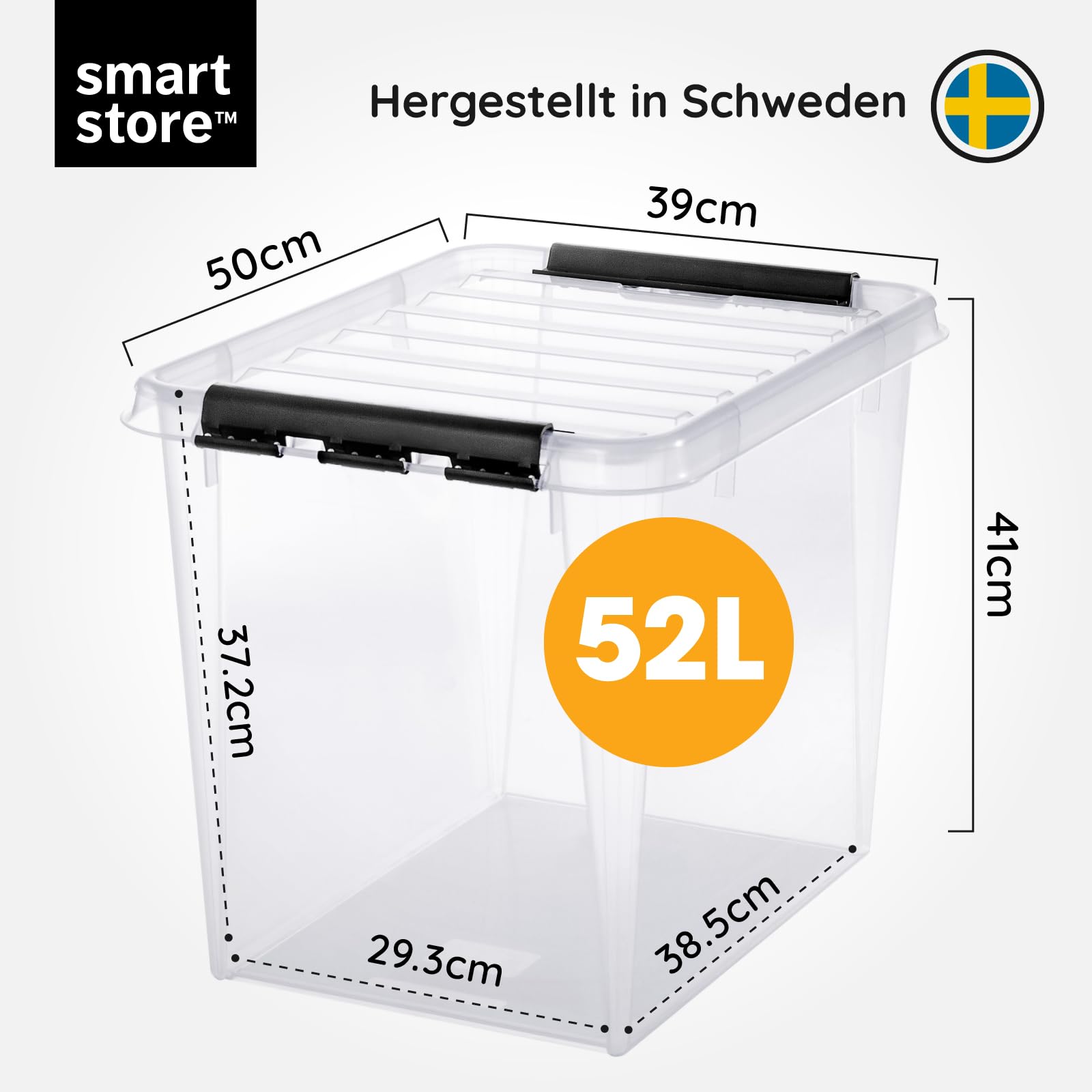 smartstore-classic-aufbewahrungsbox-52-l-transparent-2er-pack-50x39x41-cm image 2