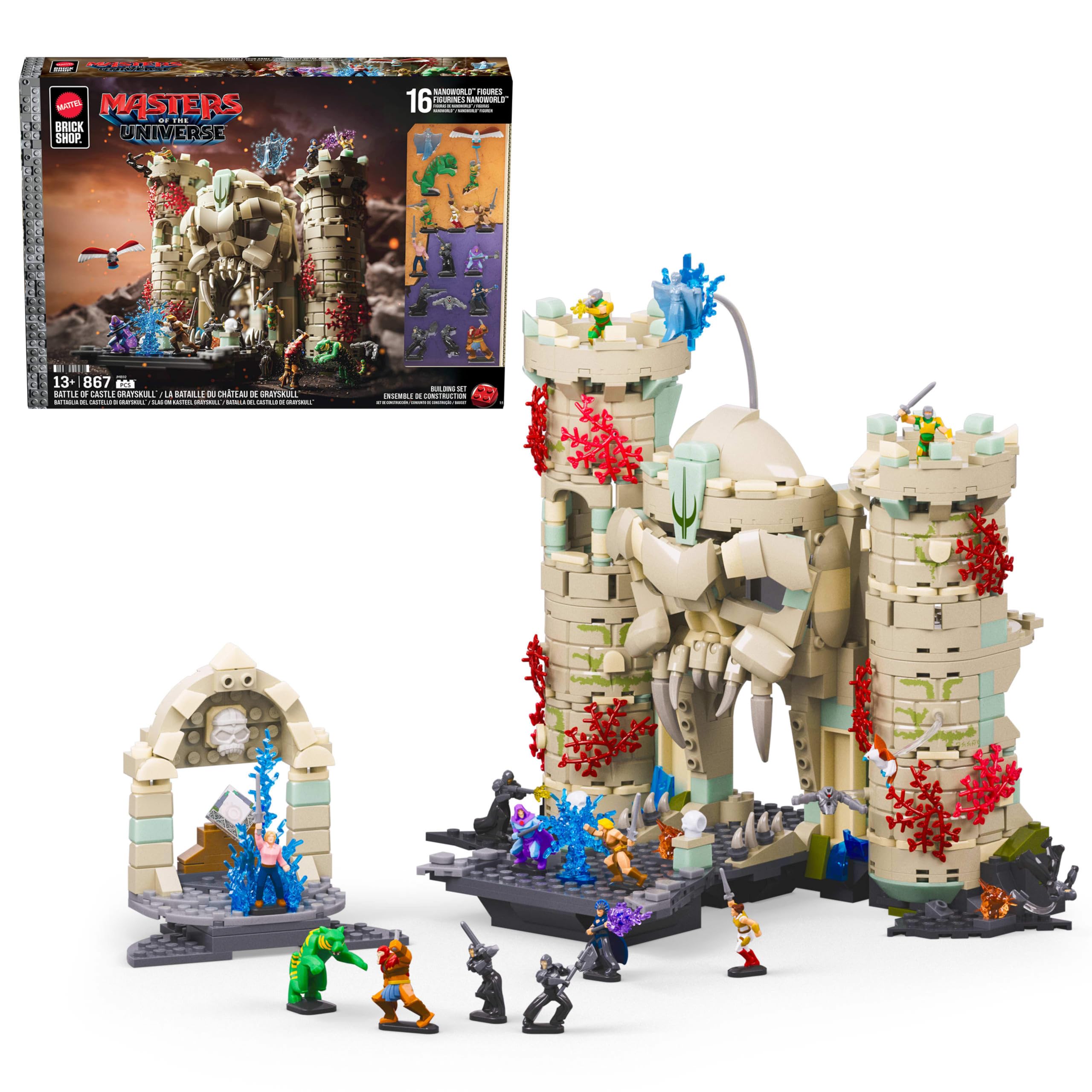 masters-of-the-universe-mattel-brick-shop-battle-of-castle-grayskull-bauset image 1