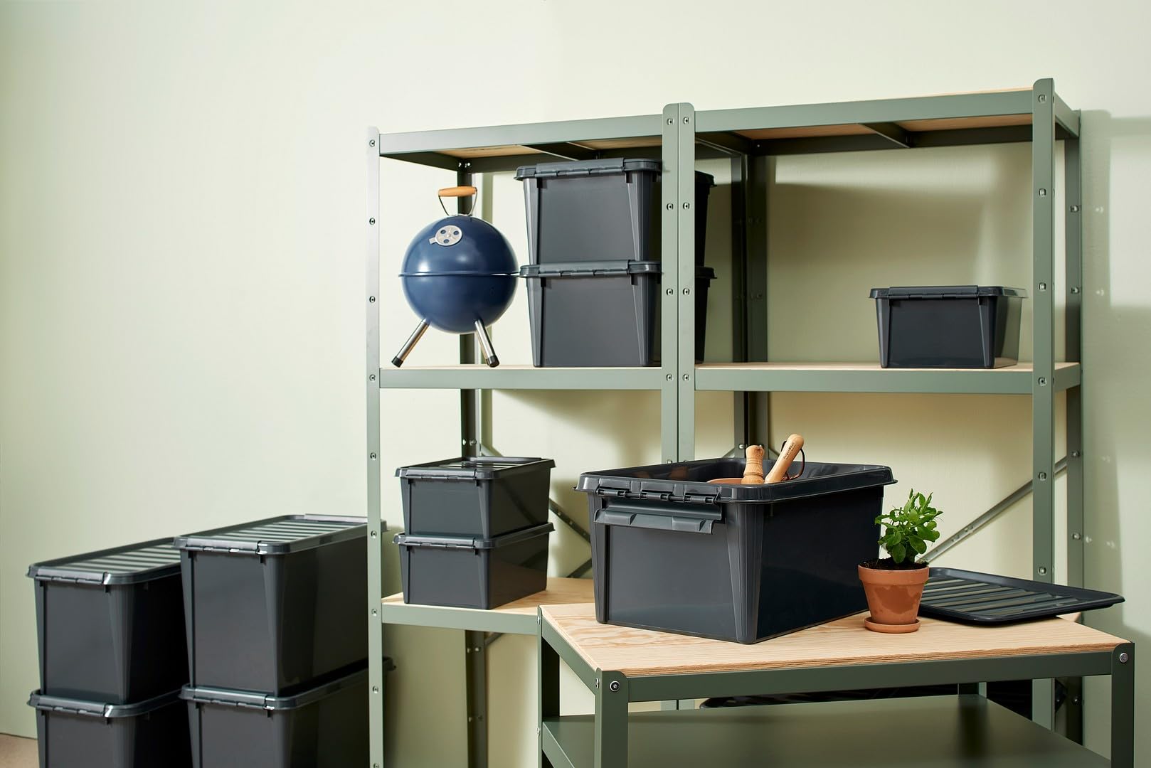 smartstore-recycled-14-l-aufbewahrungsboxen-10-teilig-taupe image 3