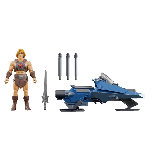 masters-of-the-universe-2026-movie-he-man-und-sky-sled-pack-14-cm image 1