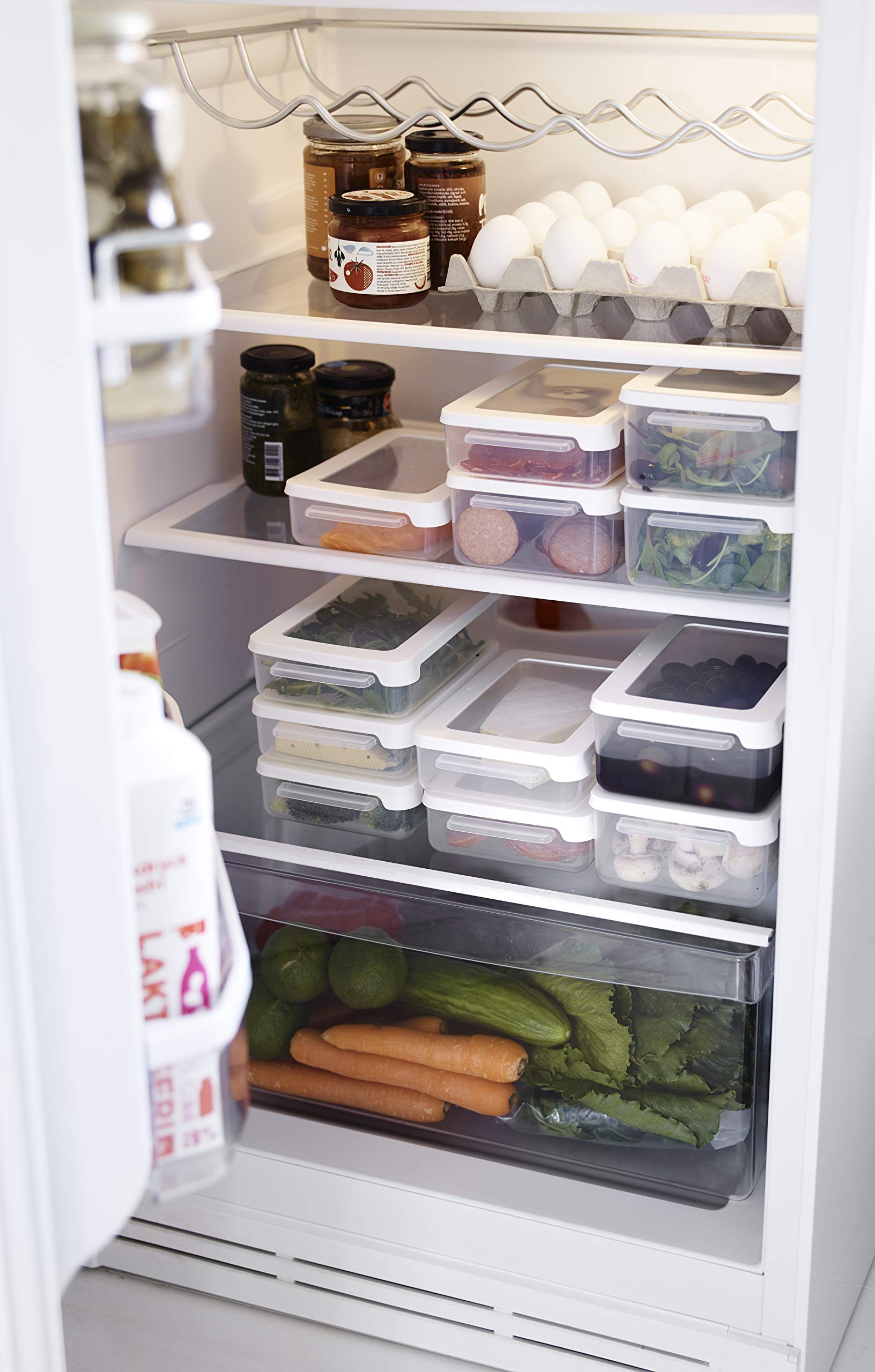 gastromax-smartstore-frischhaltebox-0-3l-rechteckig-transparent-wei image 5