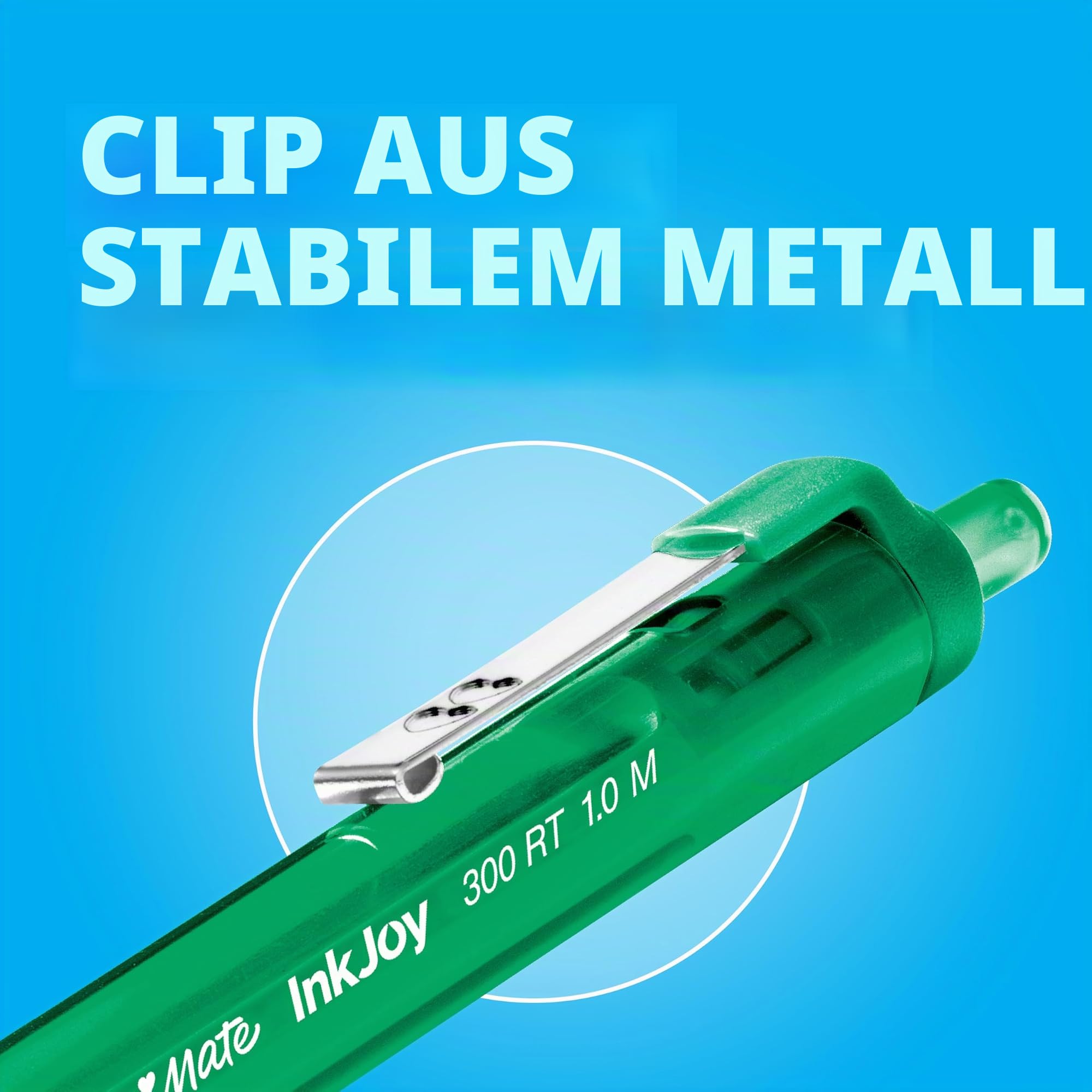 paper-mate-inkjoy-300rt-druckkugelschreiber-blau-1-0-mm-12-st-ck image 6