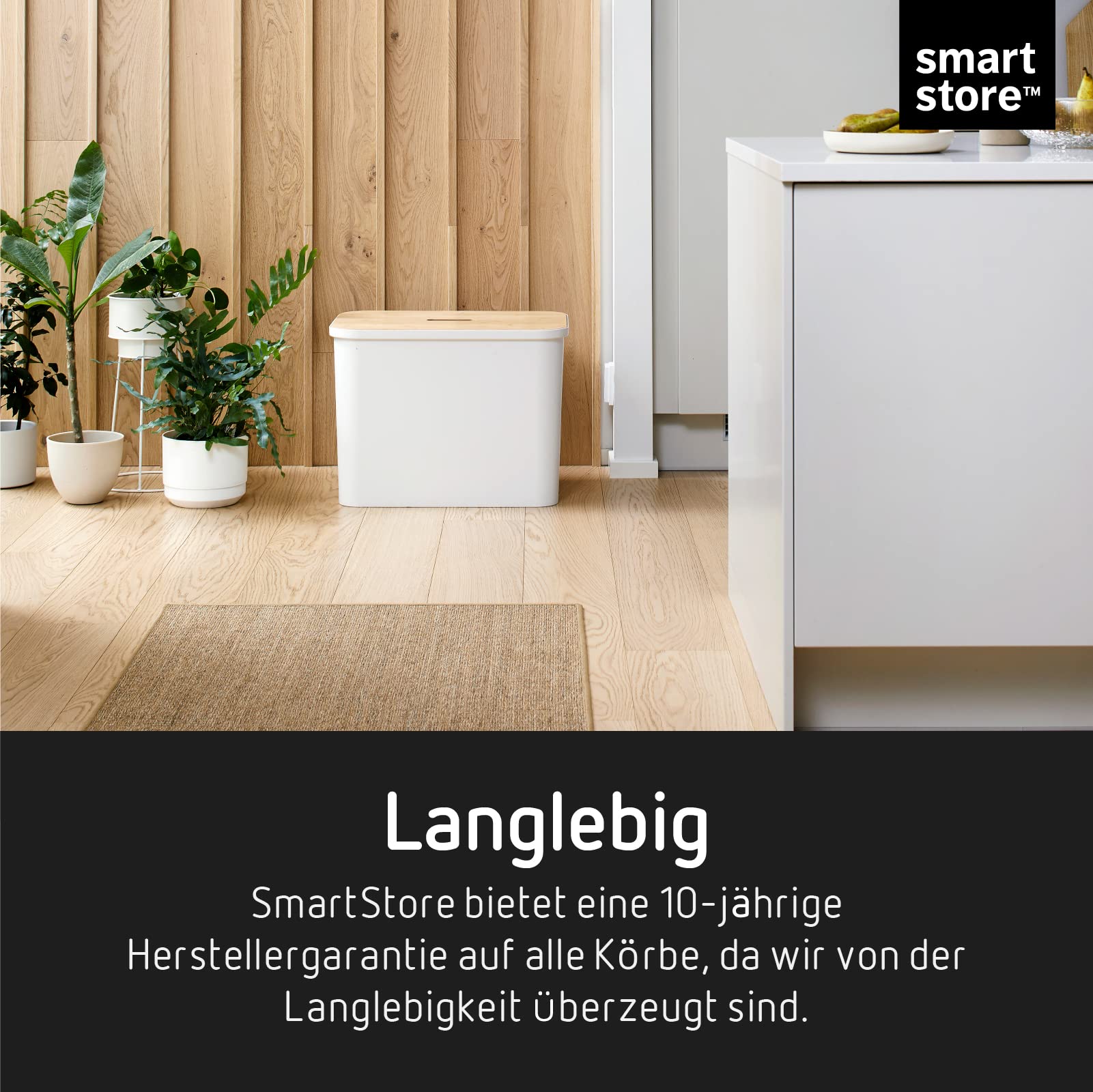 smartstore-collect-recycling-m-lleimer-76-l-mit-holzdeckel-und-3x13-l-eins-tzen image 6