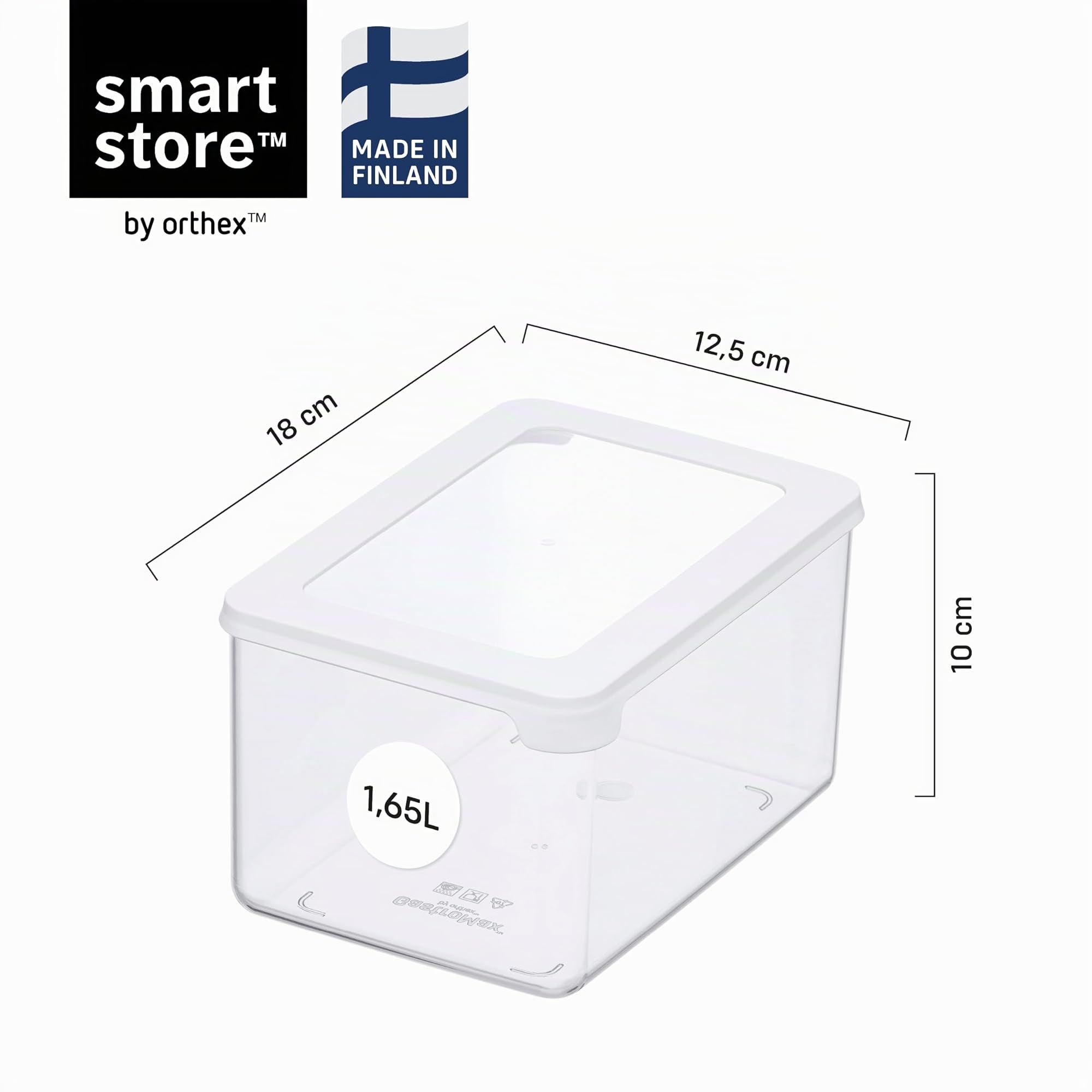 smartstore-vorratsdosen-1-65-l-4er-set-luftdicht-18x12-5x10-cm image 2