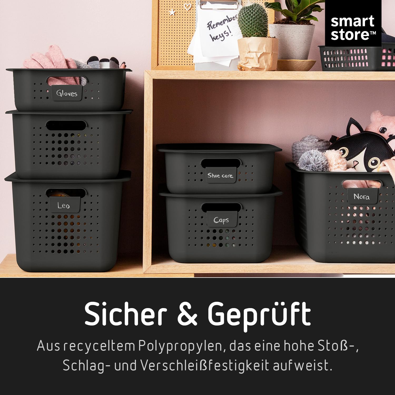 smartstore-basket-recycled-aufbewahrungskorb-6l-taupe-37x28x10-cm image 4