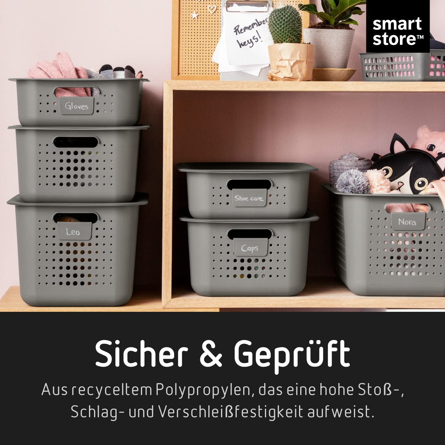 smartstore-medium-aufbewahrungskorb-13l-recycelt-wei-37x28x20-cm image 5