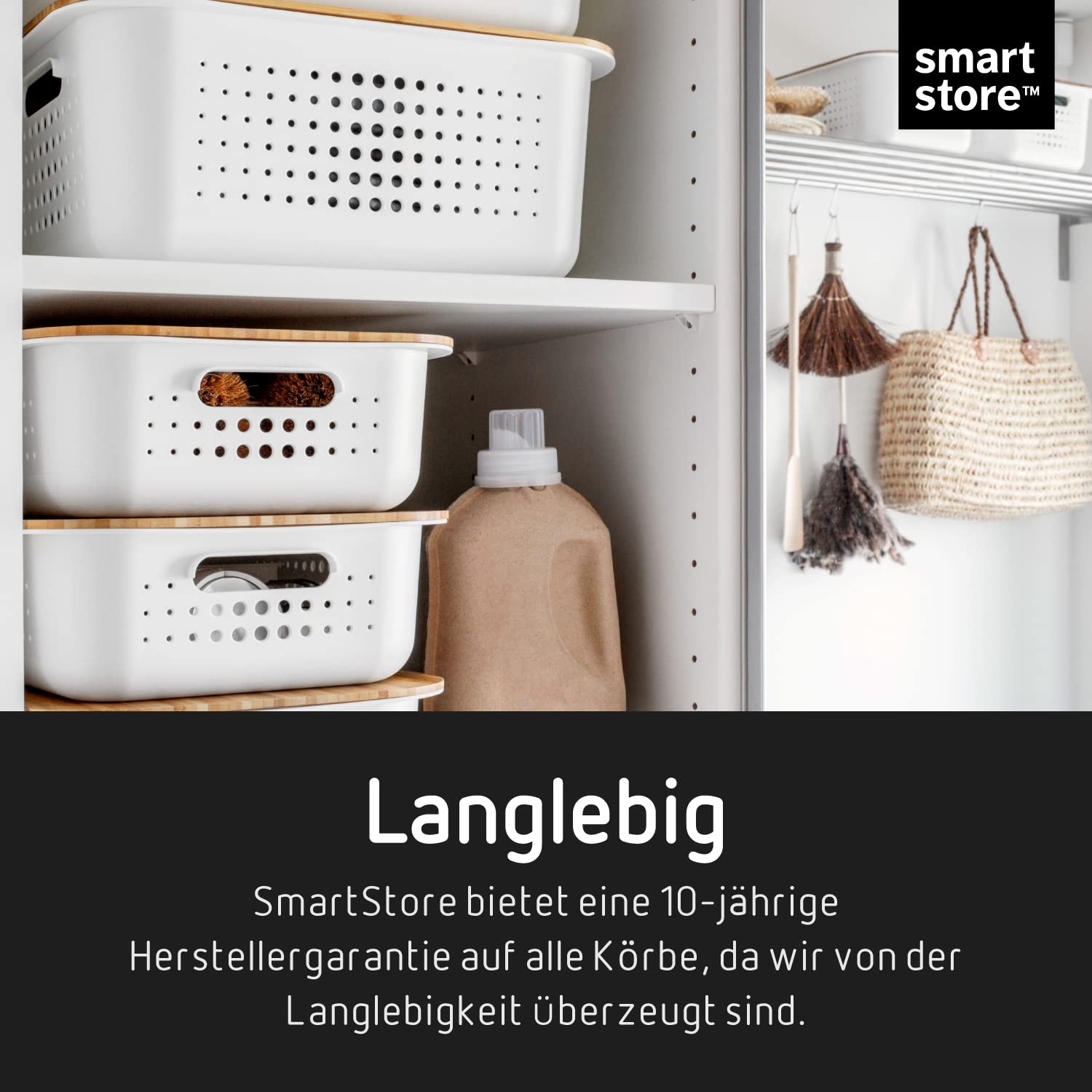 smartstore-medium-aufbewahrungskorb-13l-recycelt-wei-37x28x20-cm image 7