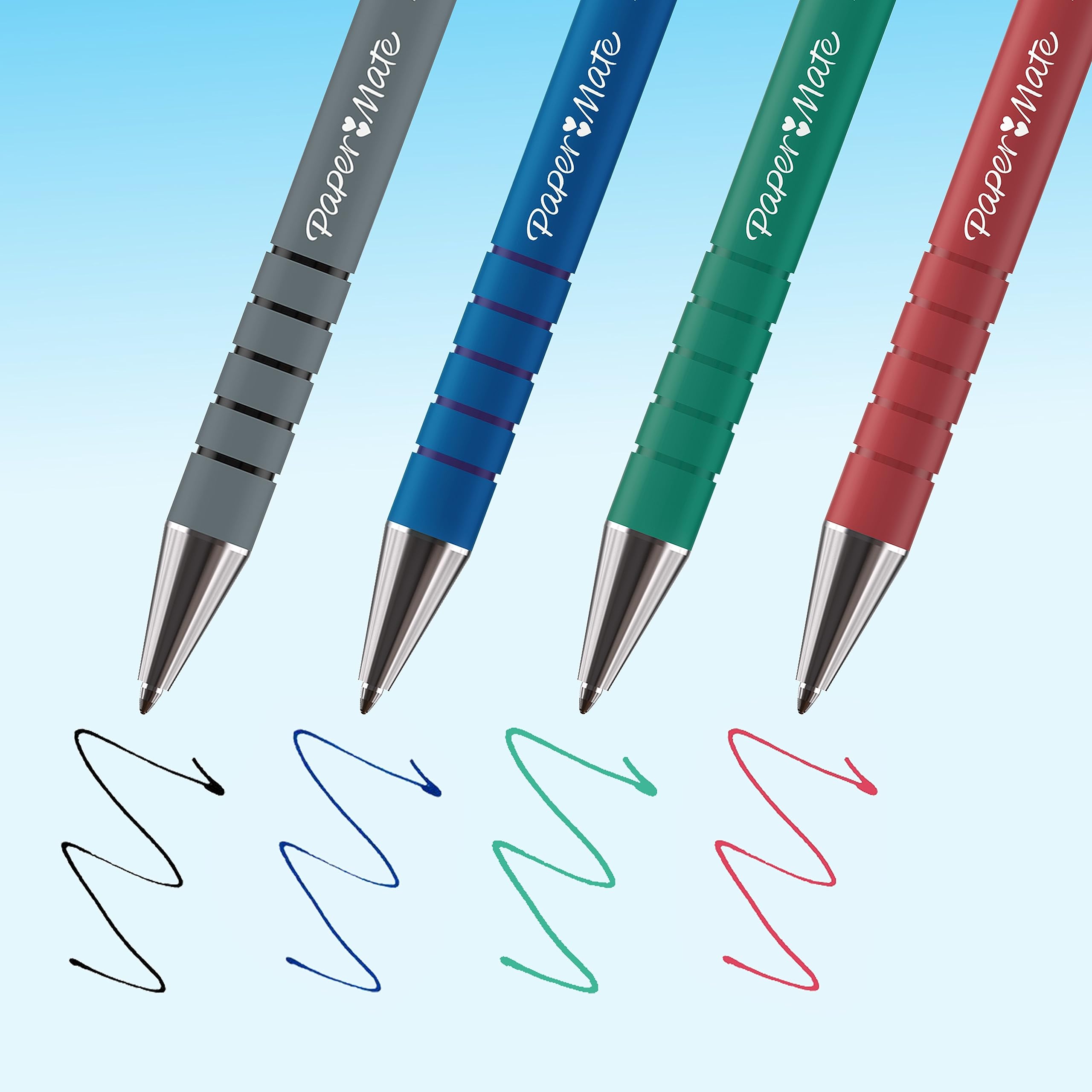 paper-mate-flexgrip-ultra-druckkugelschreiber-1-0-mm-4er-pack image 3
