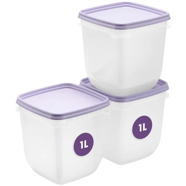 smartstore-fresh-frischhaltedosen-1l-3er-set-mit-deckel image 1