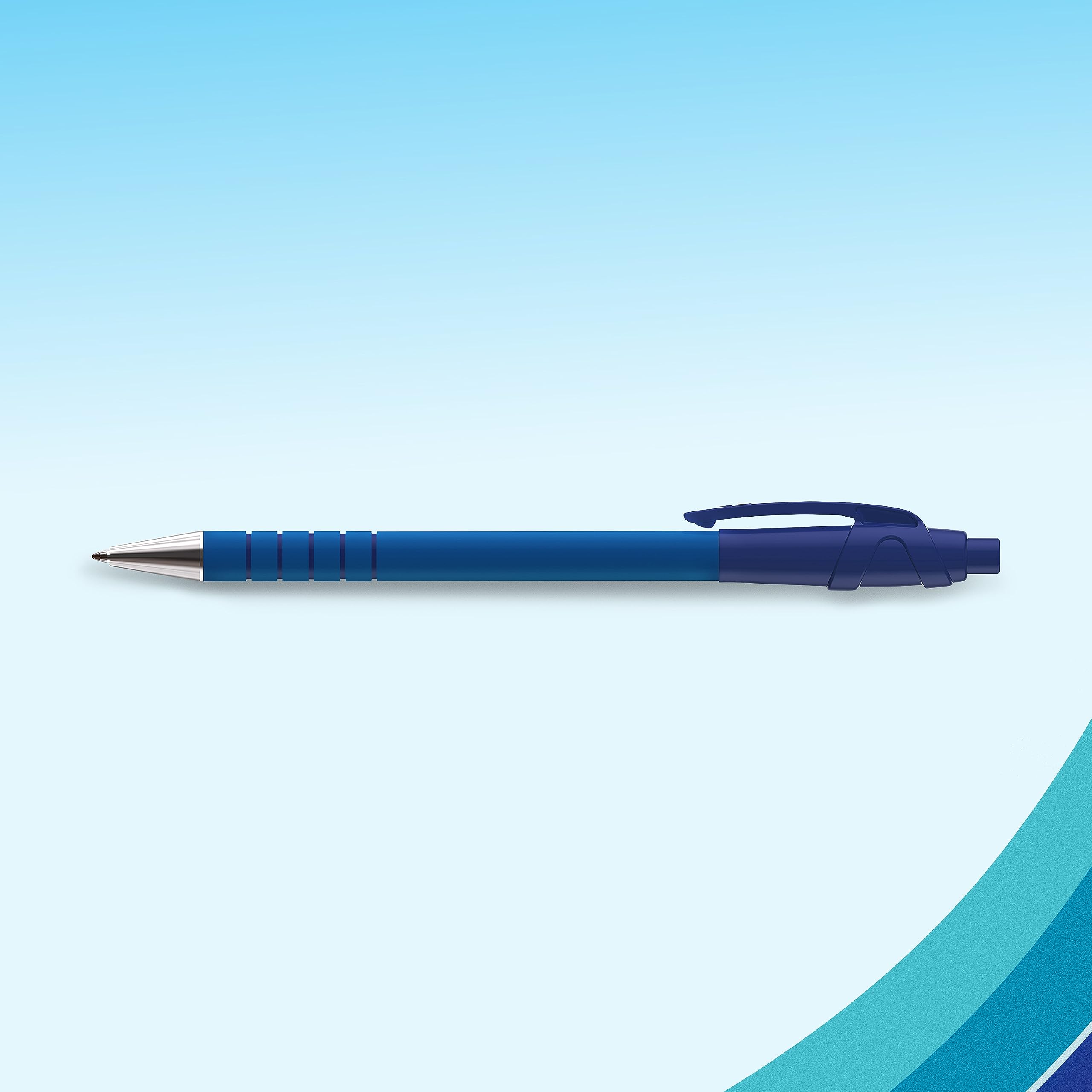 paper-mate-flexgrip-ultra-druckkugelschreiber-1-0-mm-blau-2er-pack image 2