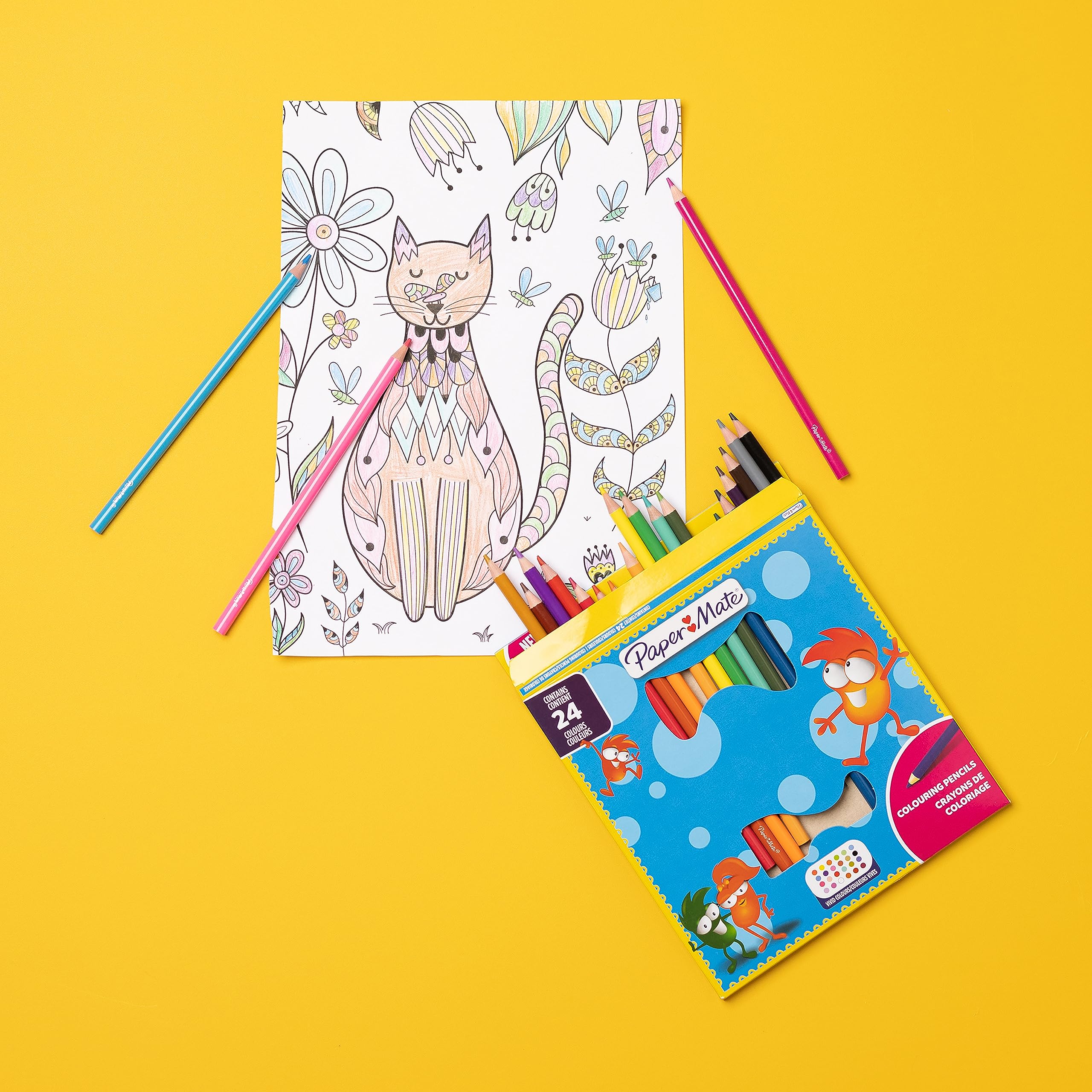 paper-mate-buntstifte-f-r-kinder-24-st-ck-angespitzt image 4