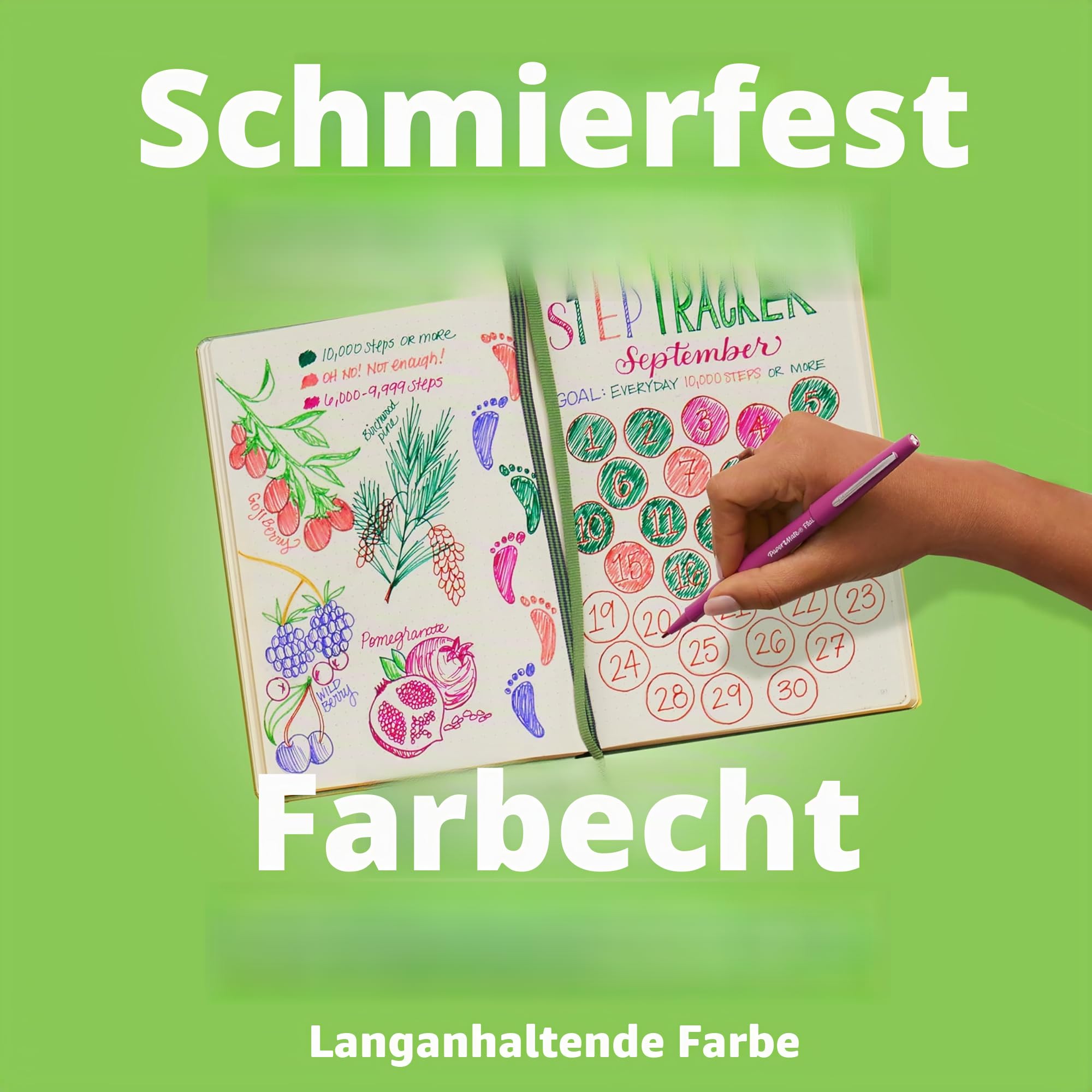 paper-mate-flair-filzstifte-mittlere-spitze-0-7-mm-16-farben image 3