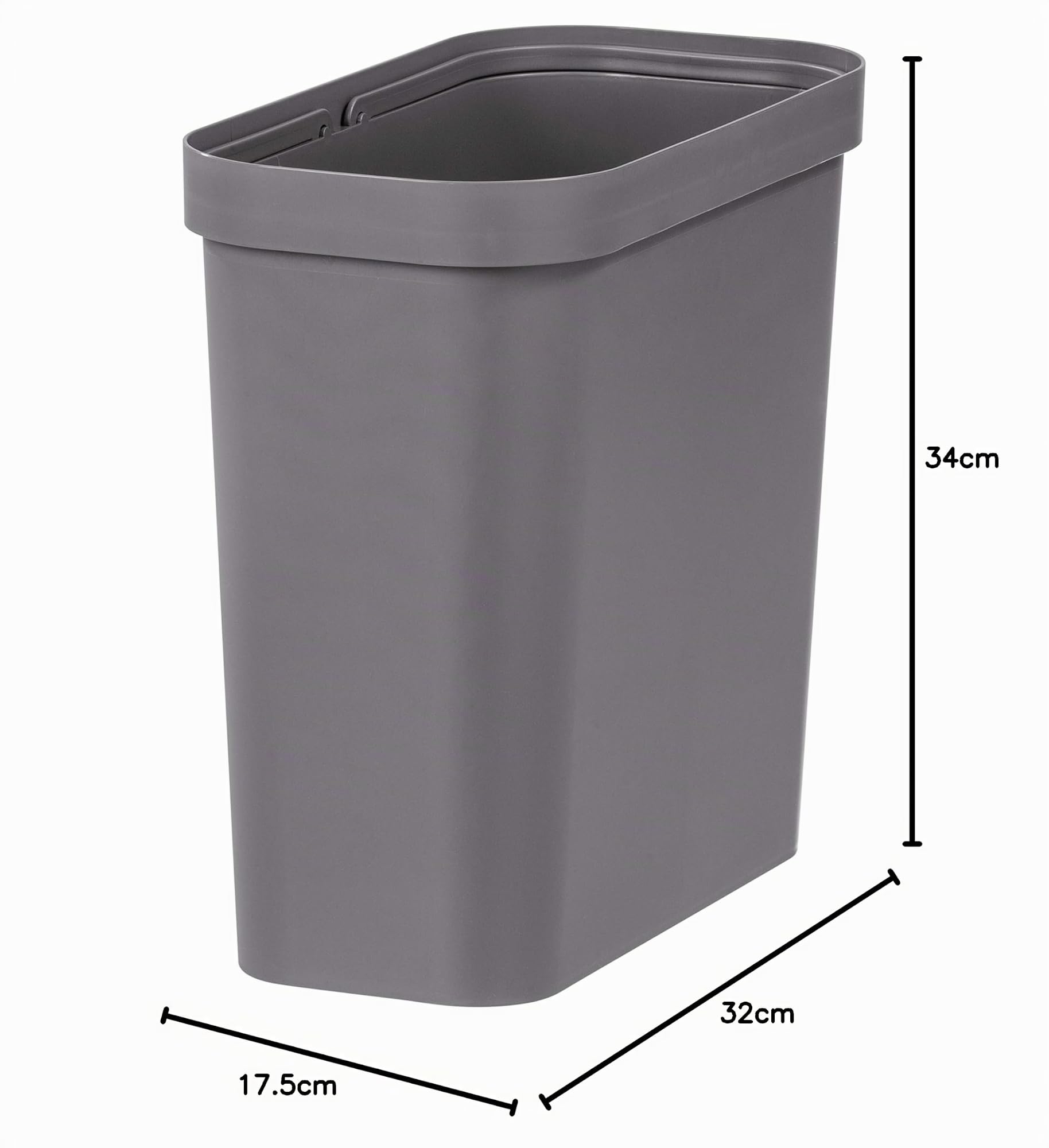 smartstore-collect-abfalleimer-13-liter-grau image 8