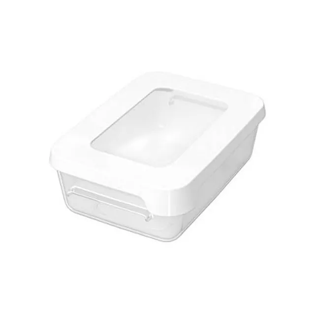 gastromax-smartstore-frischhaltebox-0-3l-rechteckig-transparent-wei image 1