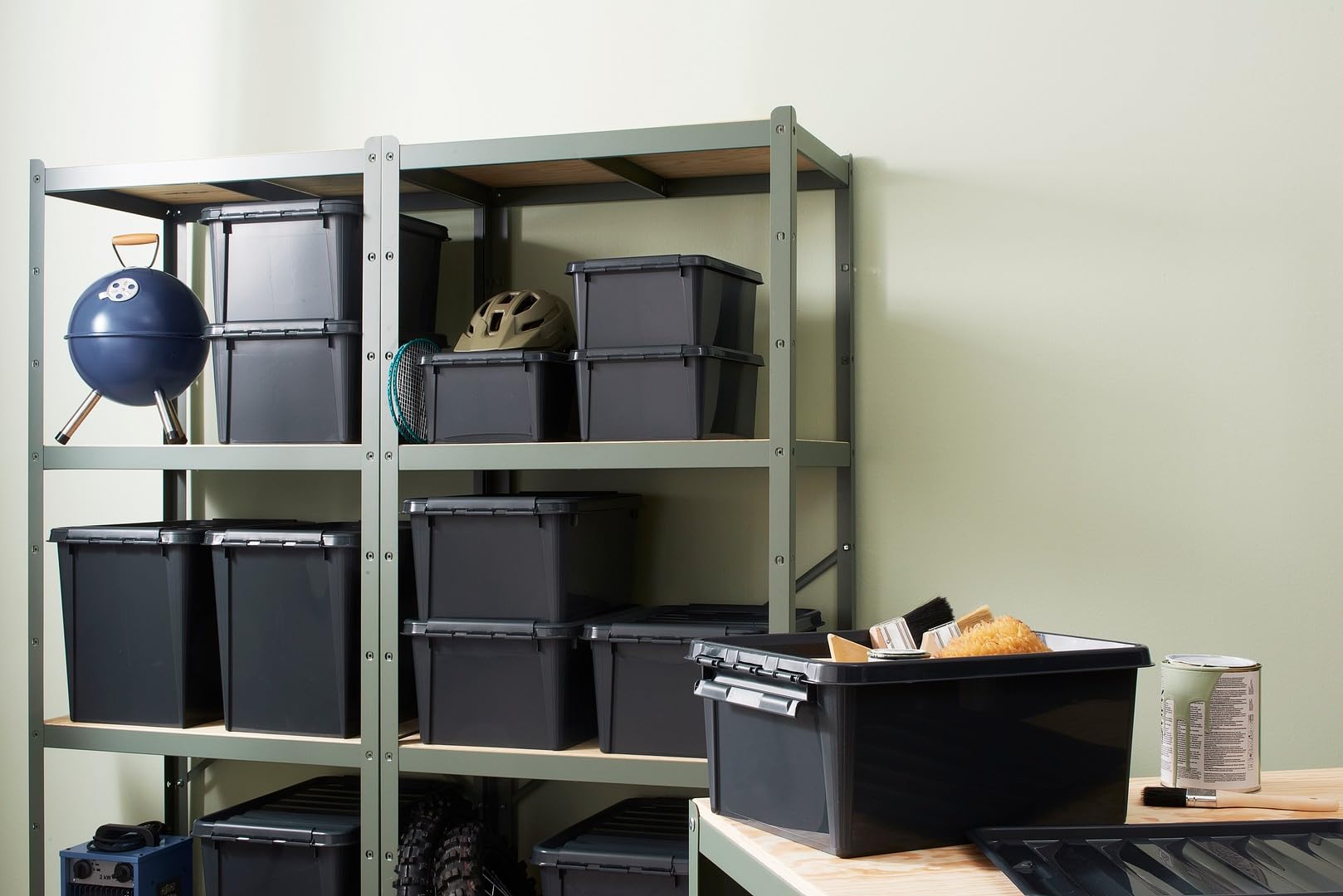 smartstore-recycled-14-l-aufbewahrungsboxen-10-teilig-taupe image 4