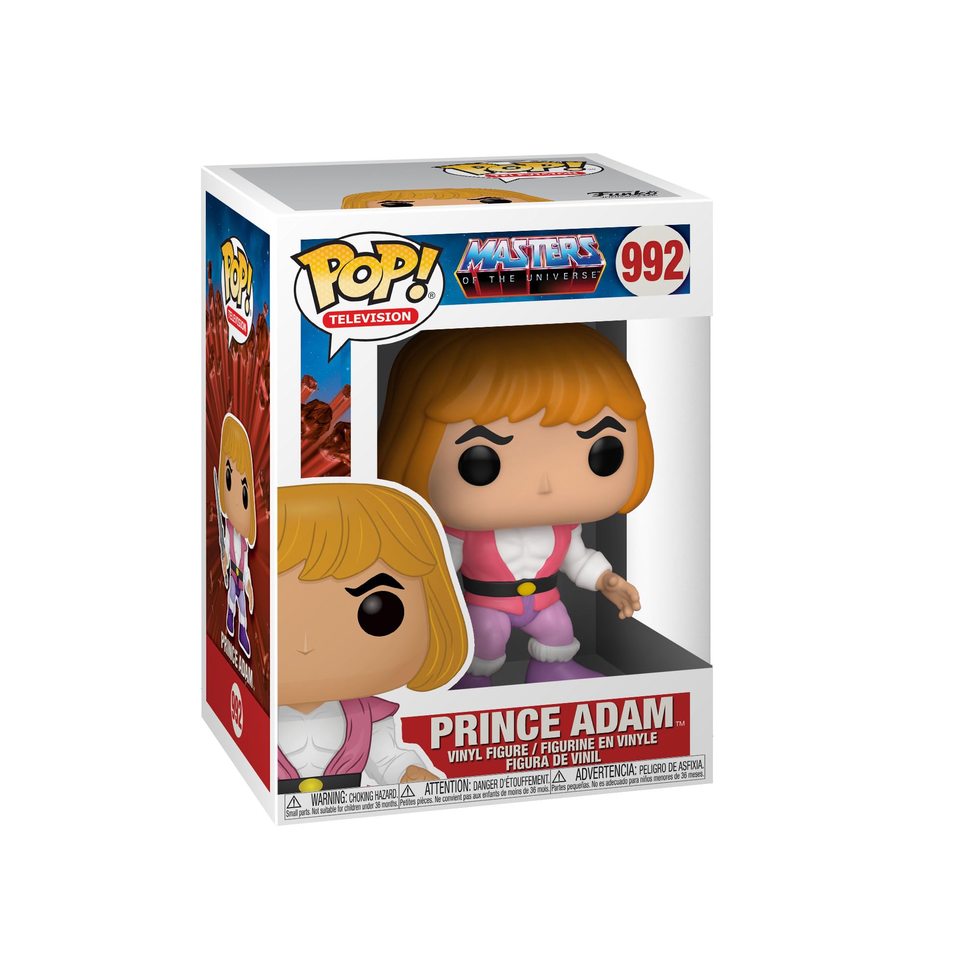 masters-of-the-universe-funko-pop-animation-prince-adam-vinyl-sammelfigur-9-5-cm image 1