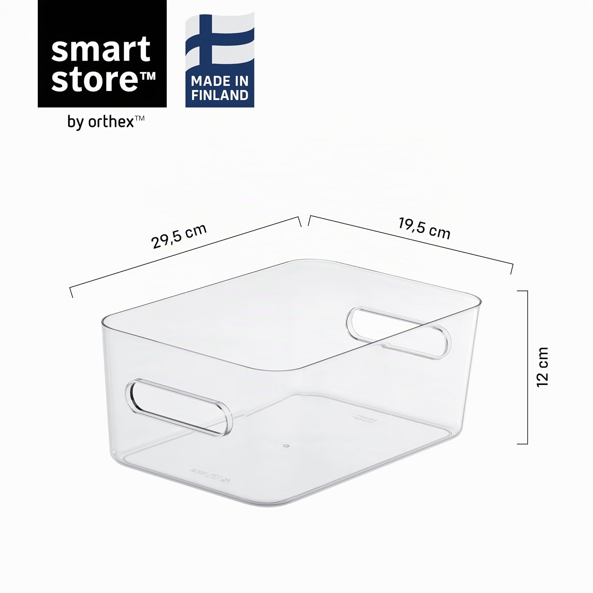 smartstore-compact-clear-aufbewahrungsbox-29-5x19-5x12-cm image 2