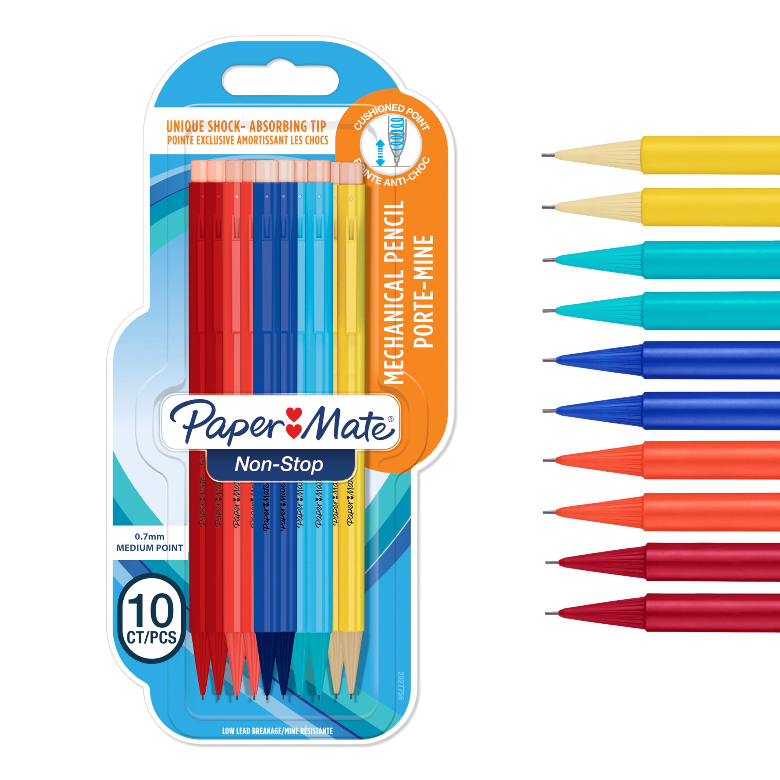 paper-mate-non-stop-druckbleistift-0-7-mm-hb-gelb-12-st-ck image 8