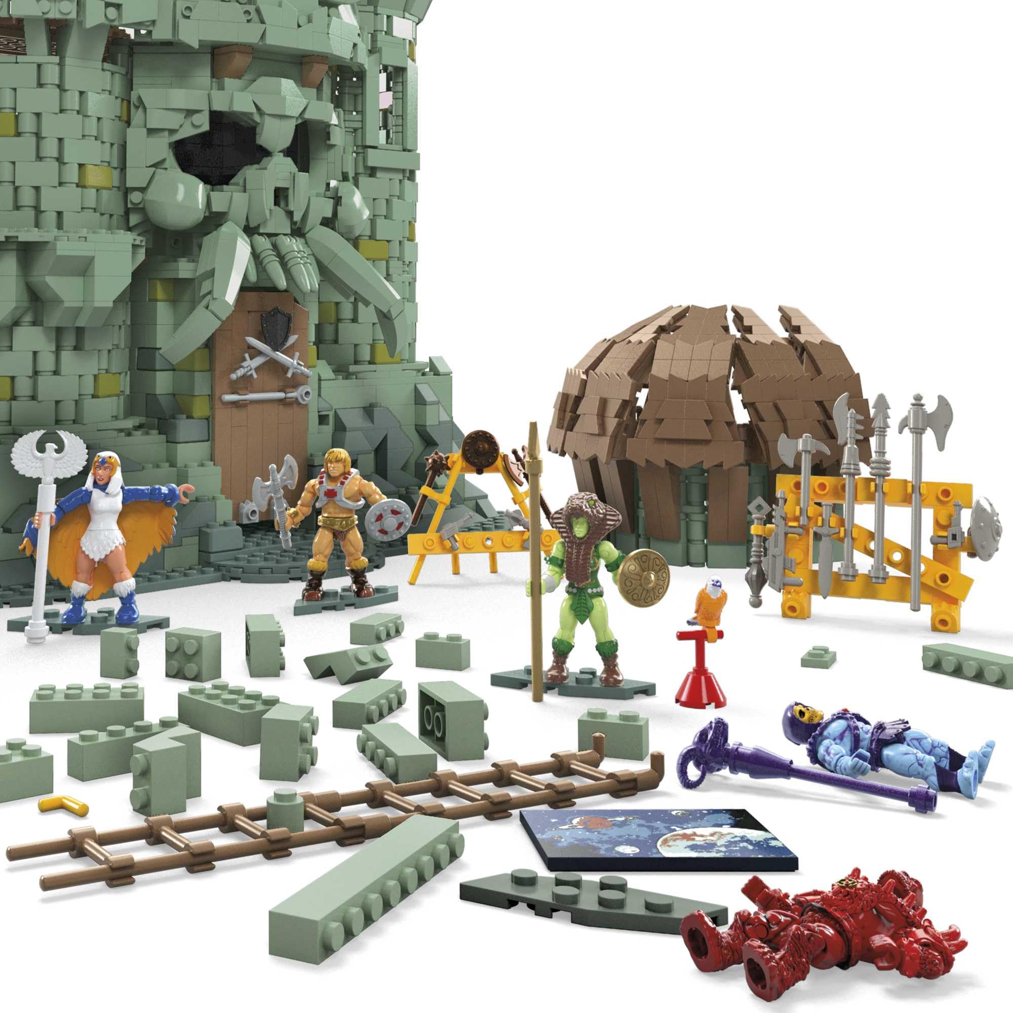 mega-masters-of-the-universe-castle-grayskull-bauset-ggj67-3508-teile image 4