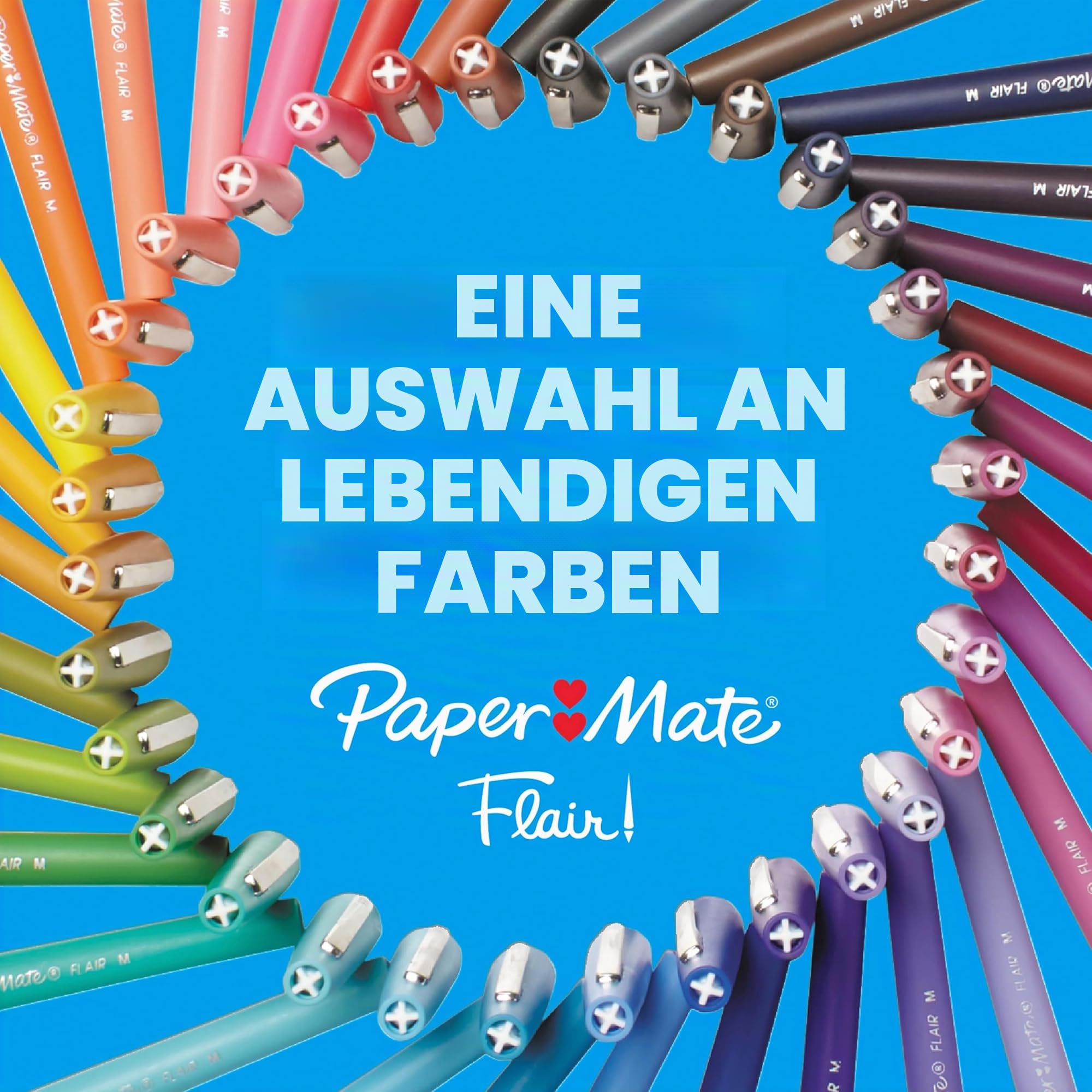 paper-mate-flair-filzstifte-0-7-mm-schwarz-36-st-ck image 4