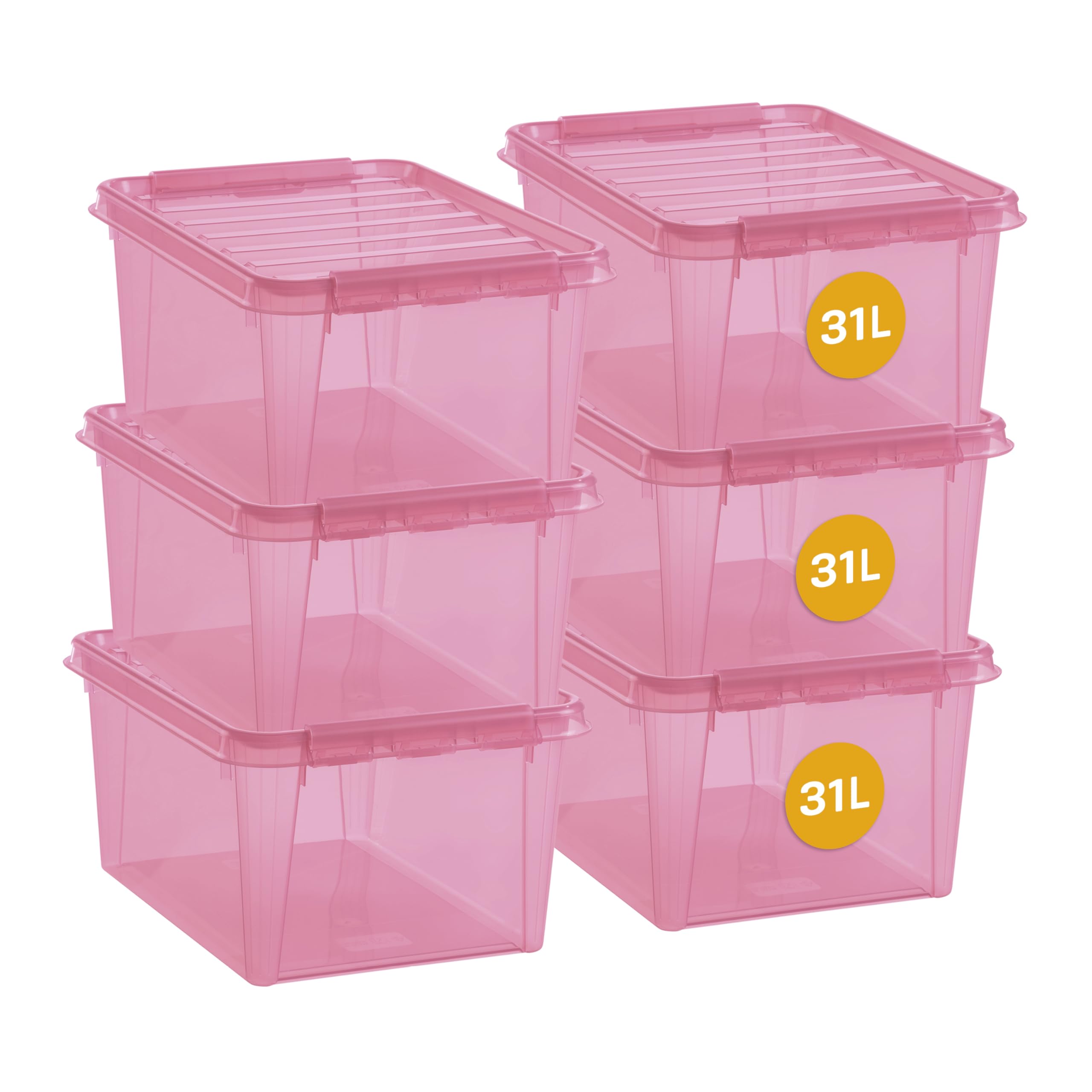 smartstore-colour-14-l-aufbewahrungsbox-mit-deckel-10-teilig-grau image 5