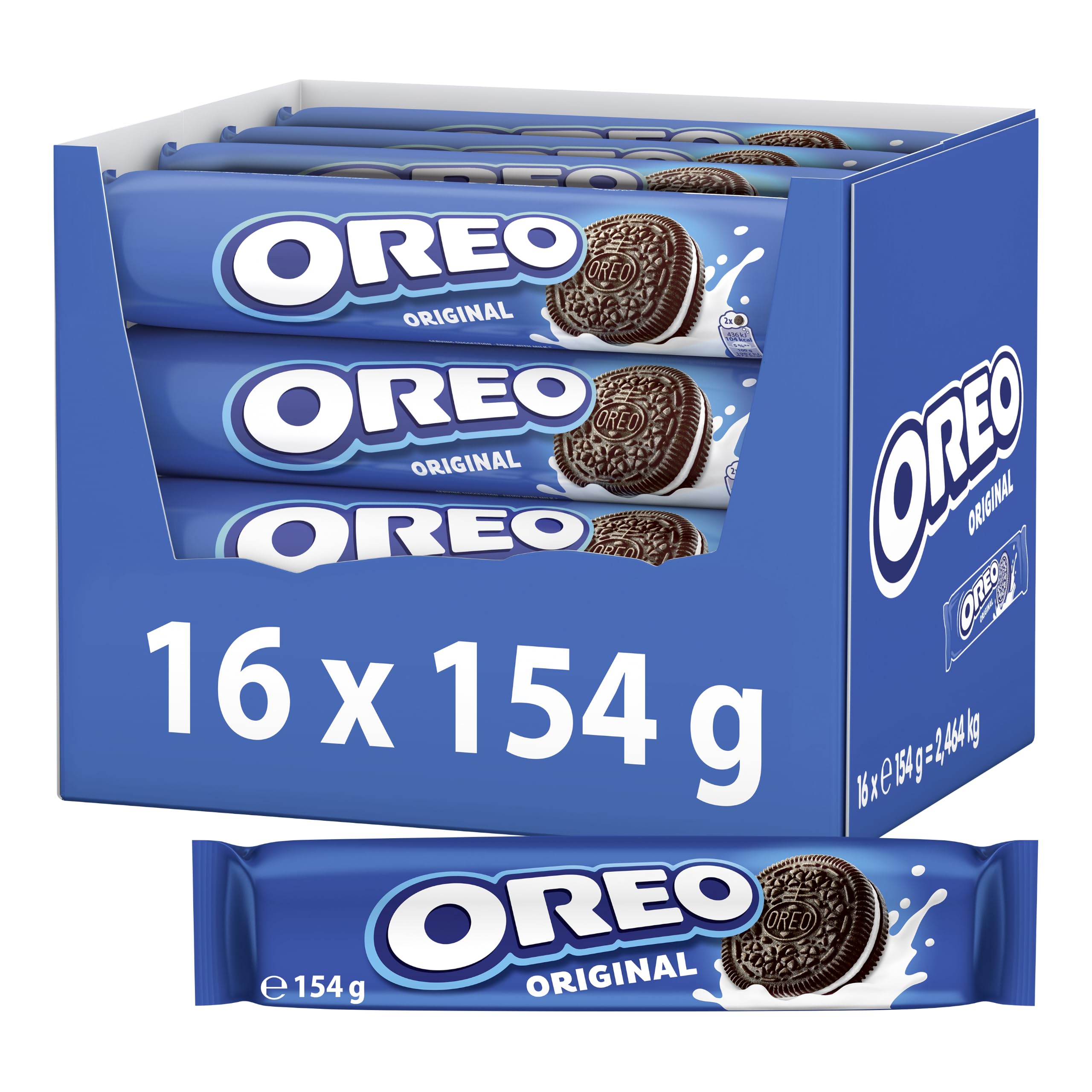 oreo-original-kakaokekse-mit-vanille-cr-mef-llung-16er-pack-154-g image 1