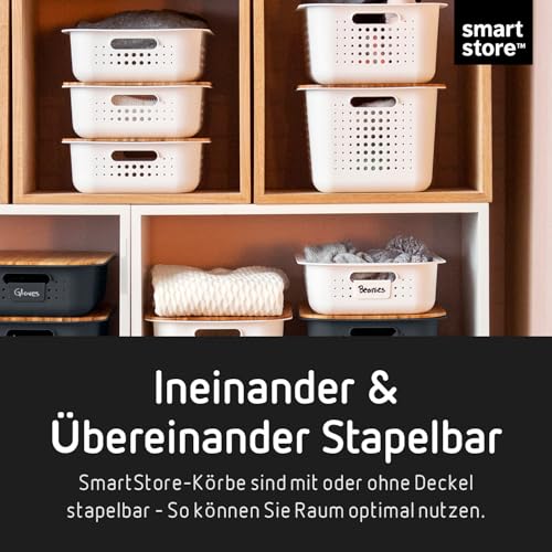 smartstore-basket-recycled-aufbewahrungskorb-6l-taupe-37x28x10-cm image 7