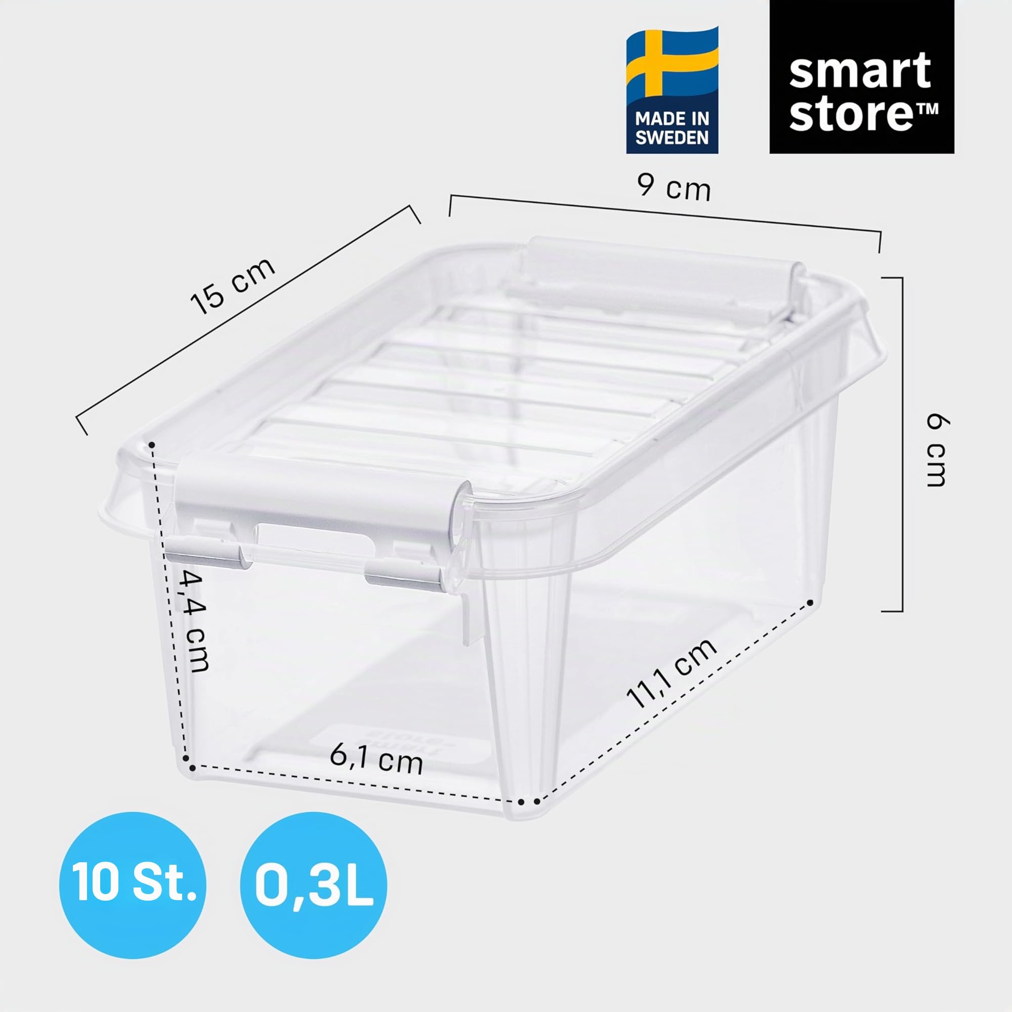 smartstore-classic-aufbewahrungsboxen-mit-deckel-0-3l-15x9x6cm-10er-set image 2