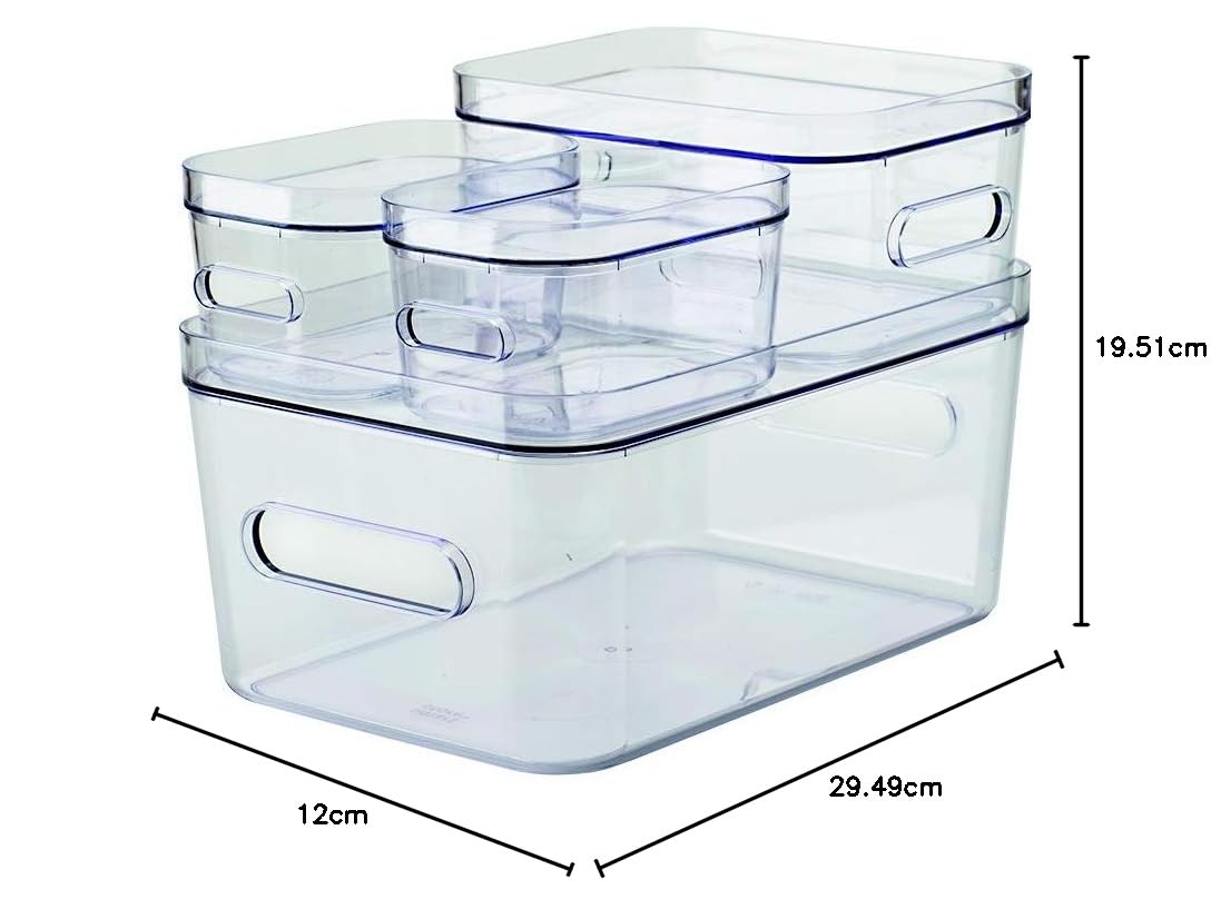smartstore-compact-clear-4er-set-aufbewahrungsbox-mit-deckel-1x-m-1x-s-2x-xs image 7