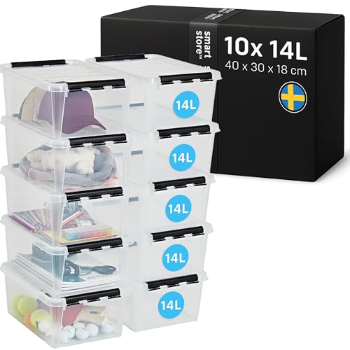 smartstore-classic-14l-aufbewahrungsbox-mit-deckel-10er-set-40x30x18cm image 8
