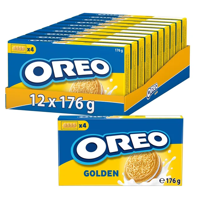oreo-golden-vanille-cr-me-kekse-12er-pack-176-g image 1