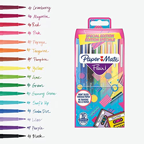 paper-mate-flair-filzstifte-0-7-mm-retrofarben-16-st-ck image 6