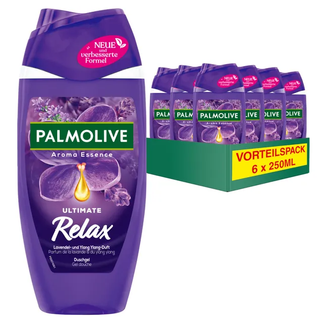 palmolive-aroma-essence-ultimate-relax-duschgel-6-x-250-ml-lavendel-ylang-ylang image 1