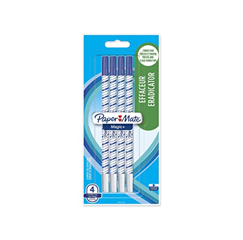 paper-mate-magic-tintenkiller-fein-blau-4er-pack image 5