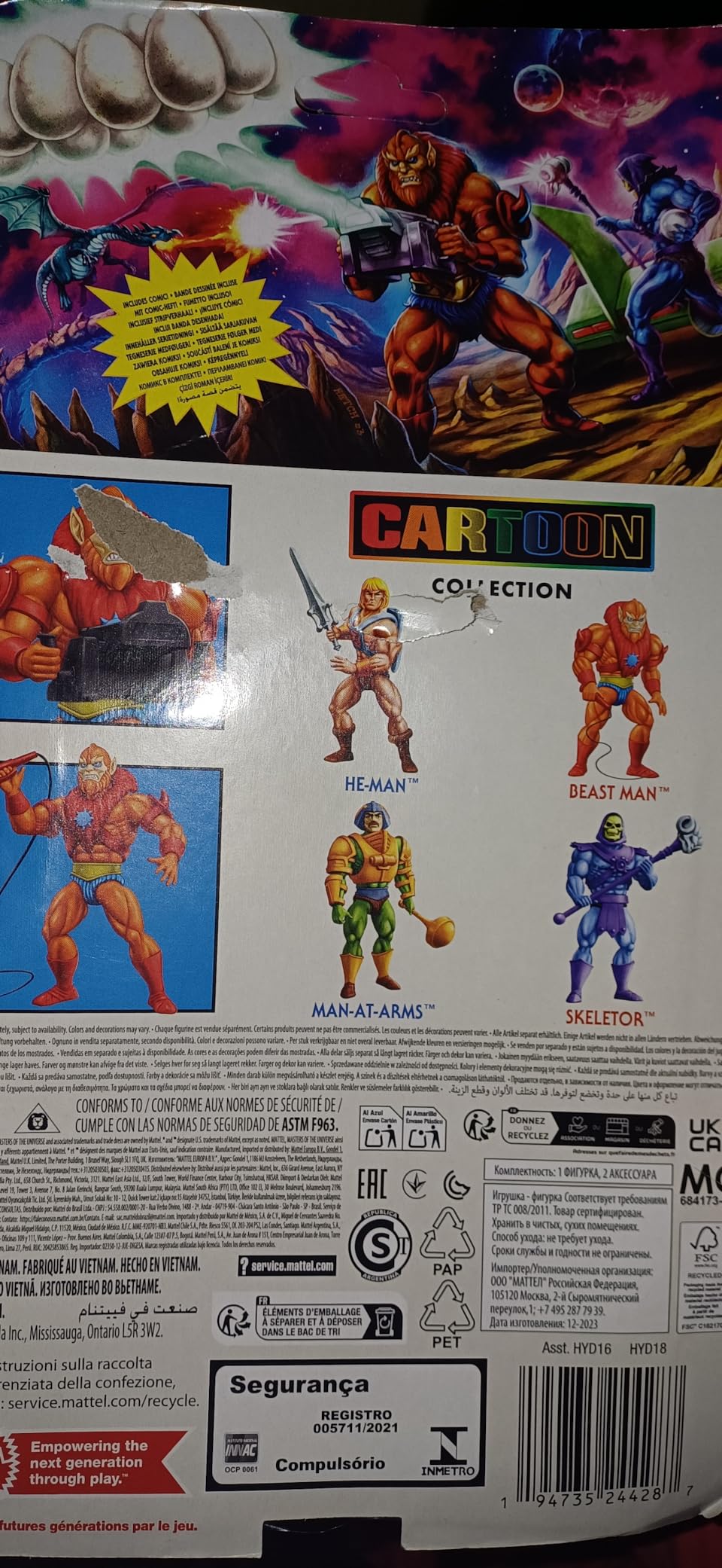 Stabile Figur mit Zubehör