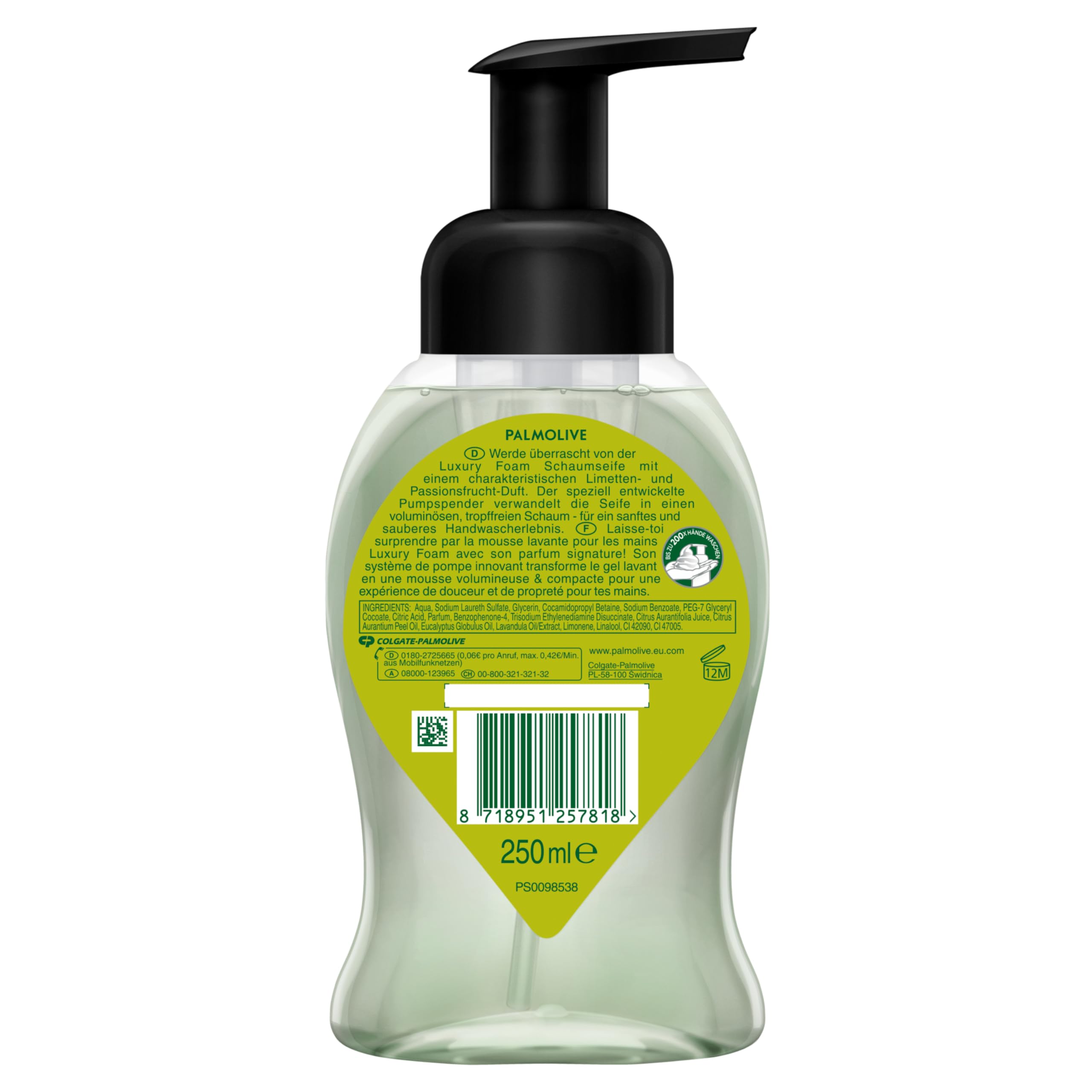 palmolive-luxury-foam-schaumseife-limette-passionsfrucht-6x-250-ml image 3