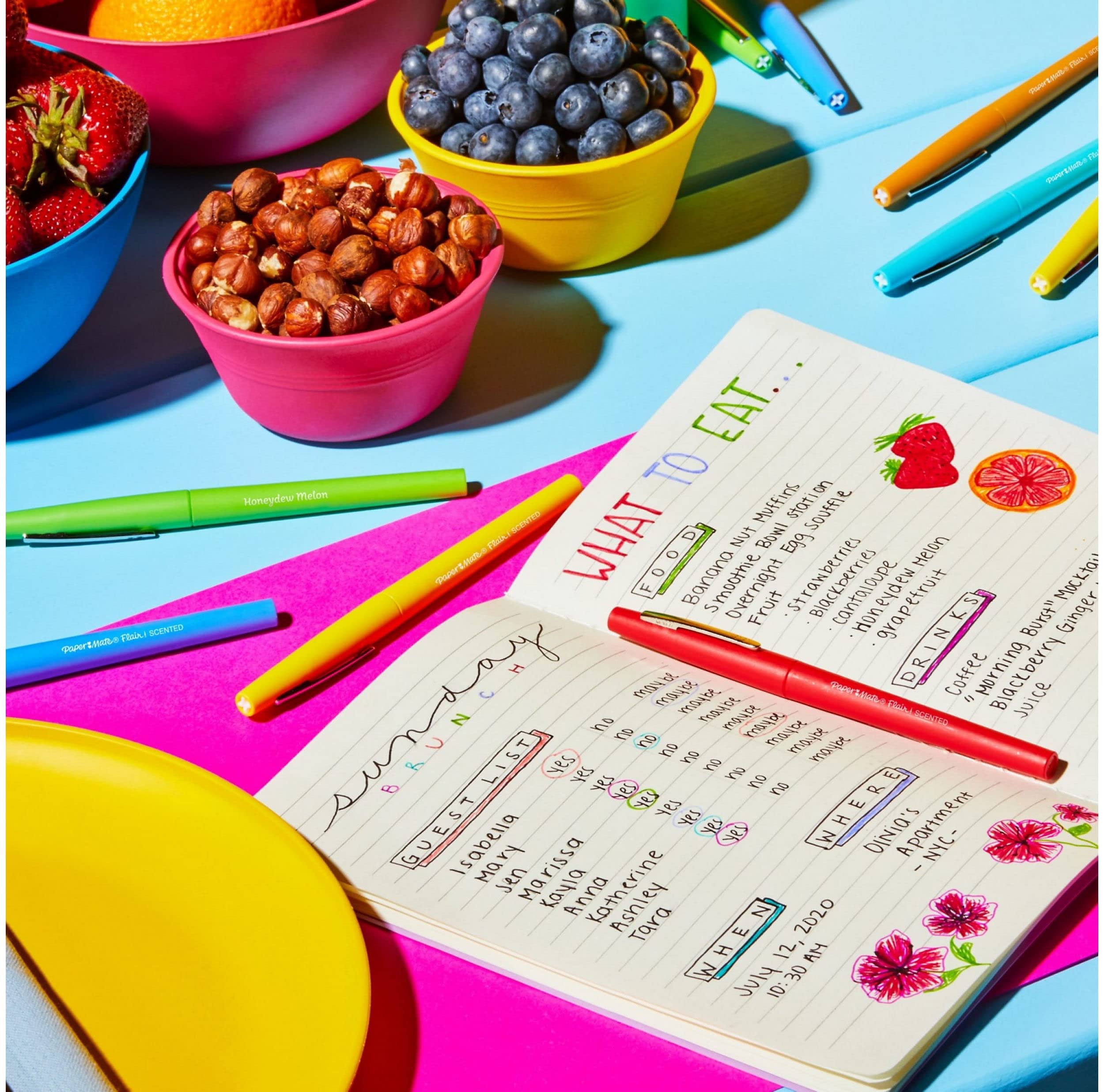 paper-mate-flair-scented-filzstifte-6er-duftstifte-set image 4