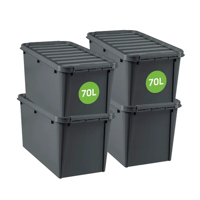 smartstore-recycled-70l-aufbewahrungsbox-grau-72x40x38cm-4er-set image 1