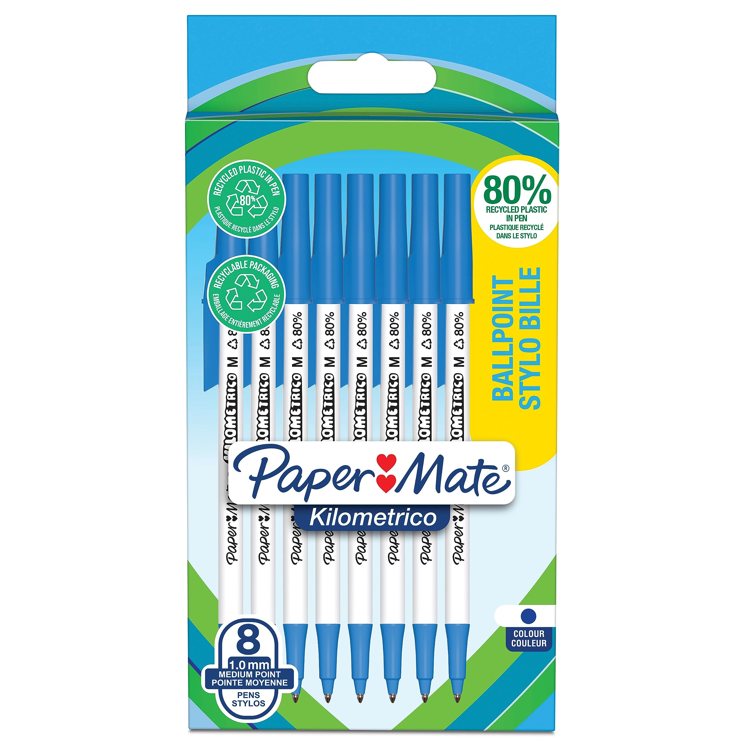 paper-mate-kilometrico-kugelschreiber-blau-1-0-mm-50-st-ck image 8