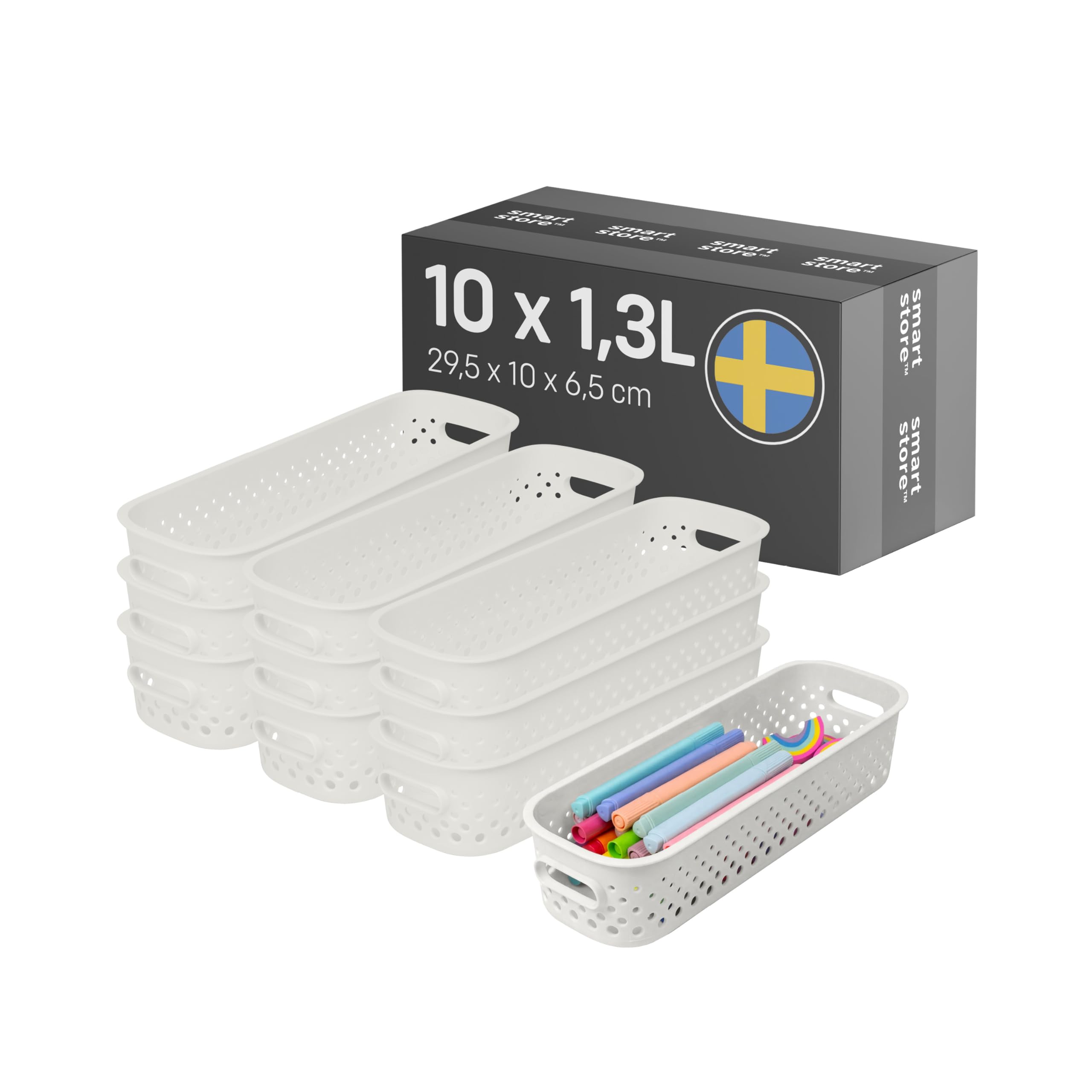 smartstore-essence-slim-aufbewahrungskorb-wei-1-3l-29-5-cm image 1