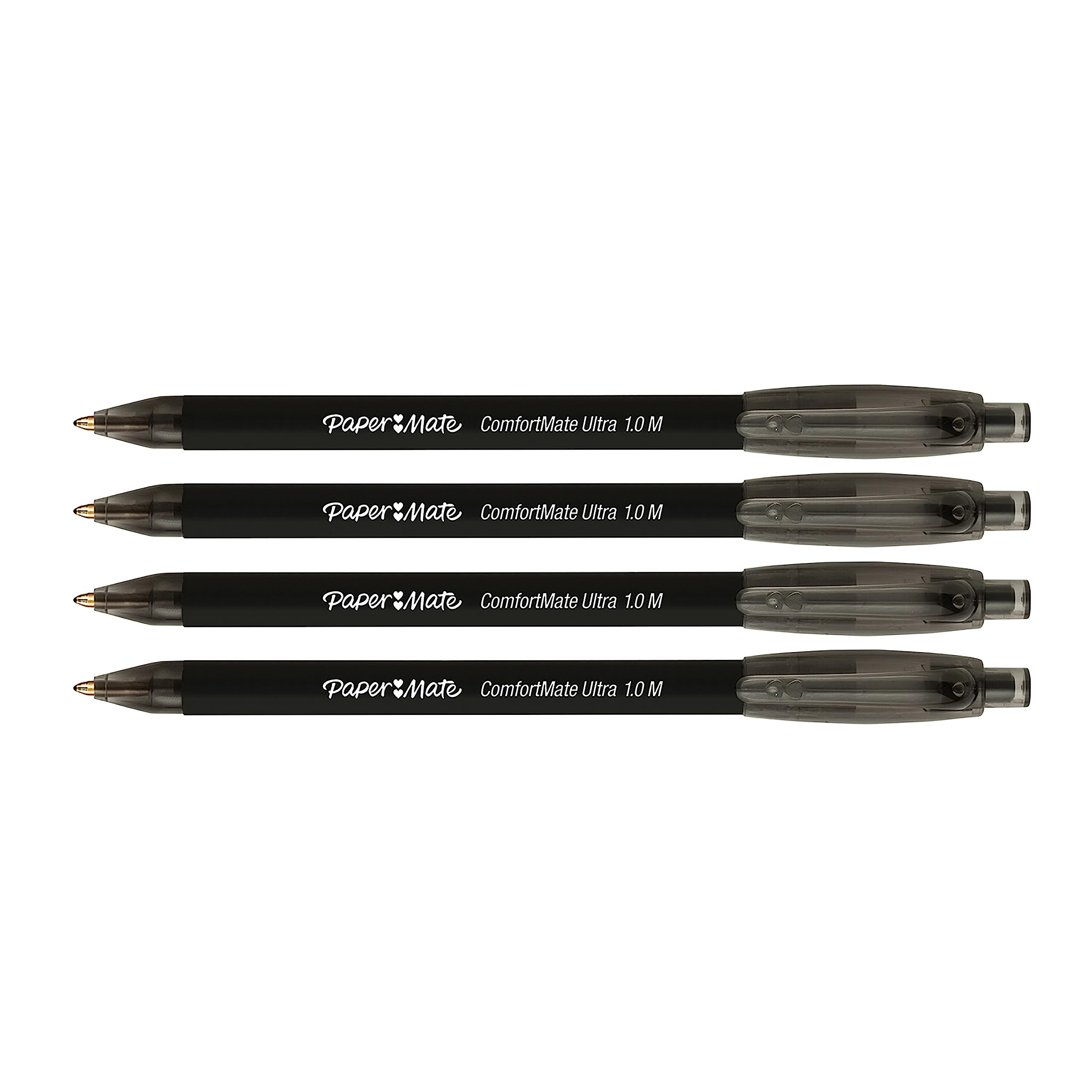 papermate-comfortmate-ultra-druckkugelschreiber-1-0-mm-schwarz-4-st-ck image 2